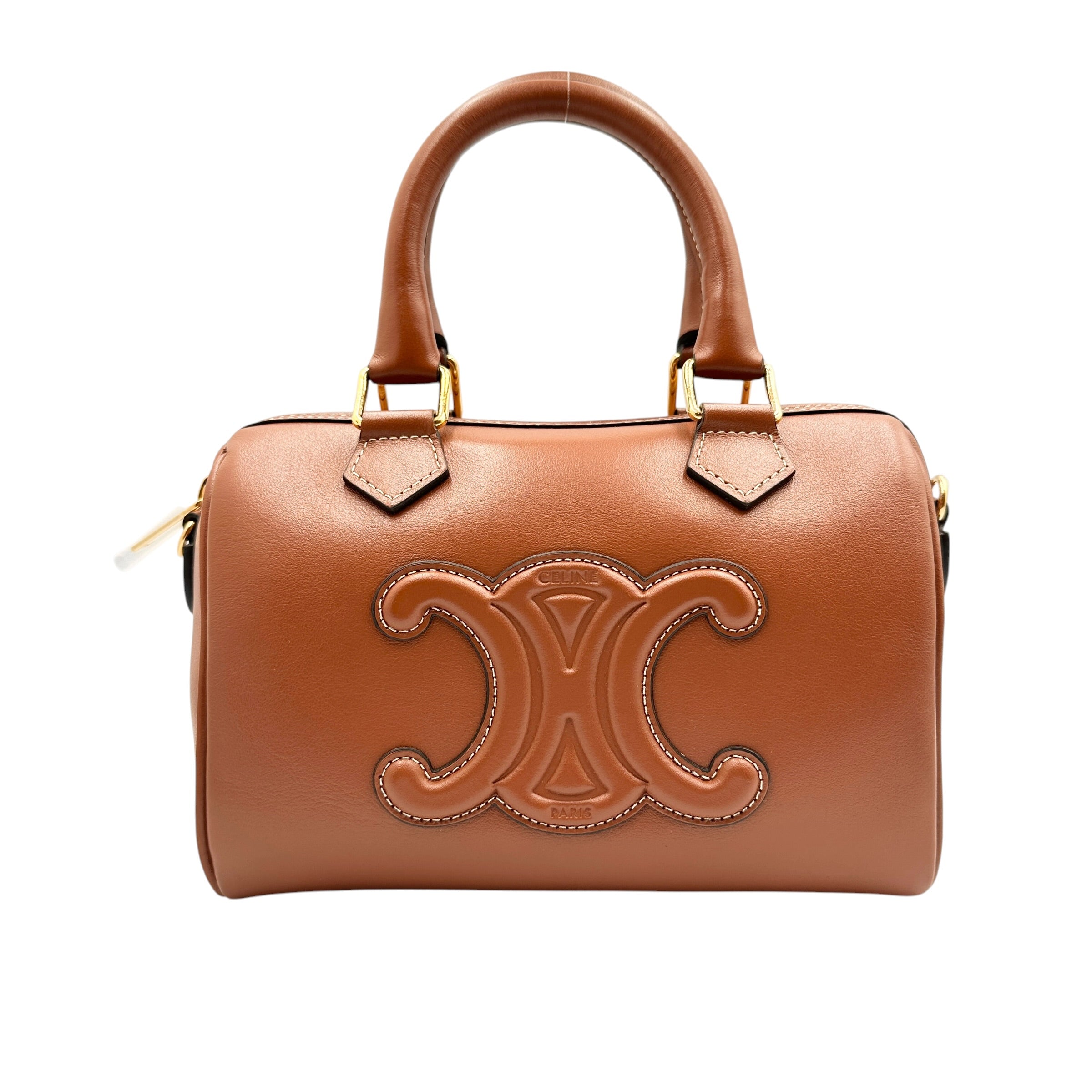 CELINE セリーヌ キュイル トリオンフ 2WAYボストンバッグ