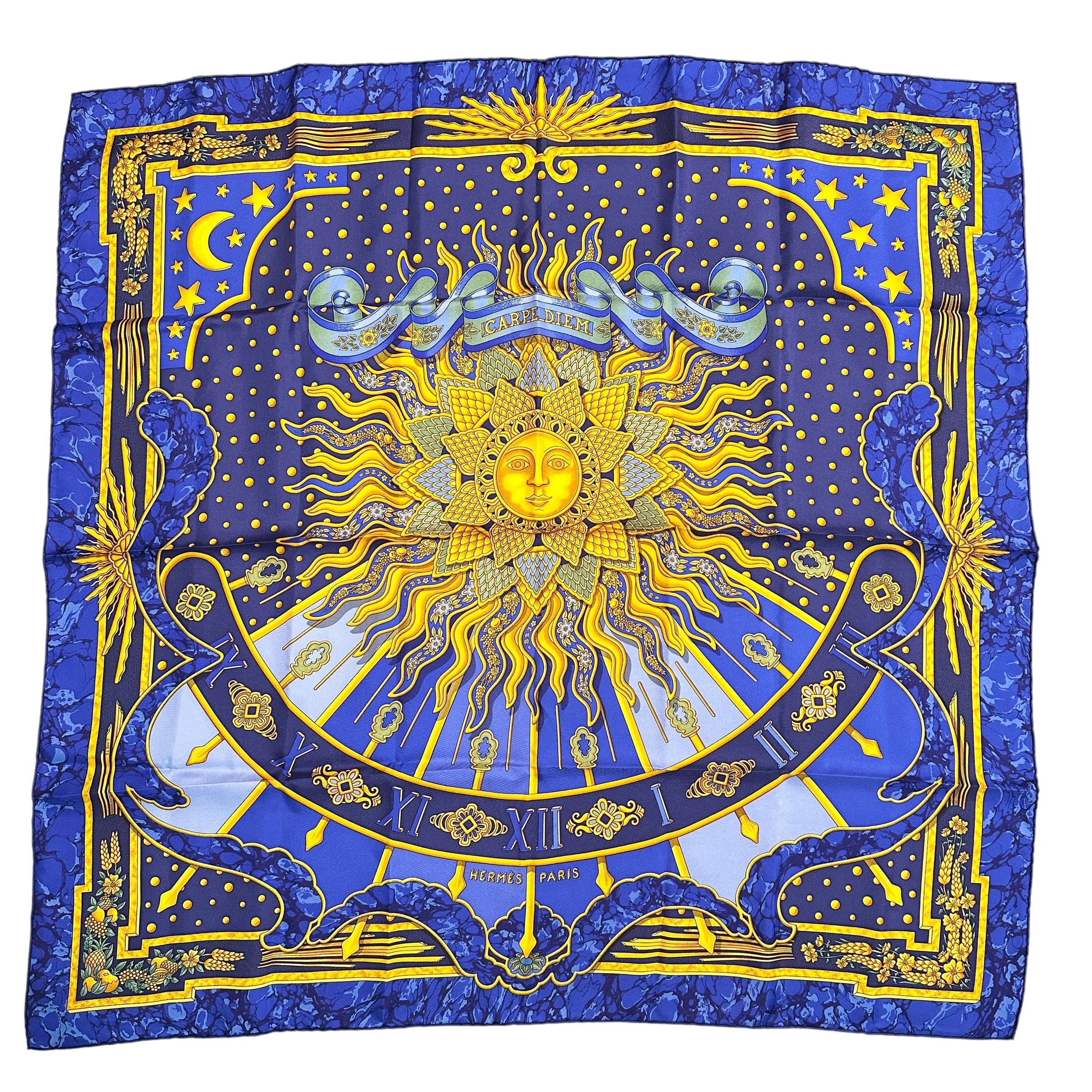 HERMES エルメス カレ90 今日一日を楽しむ