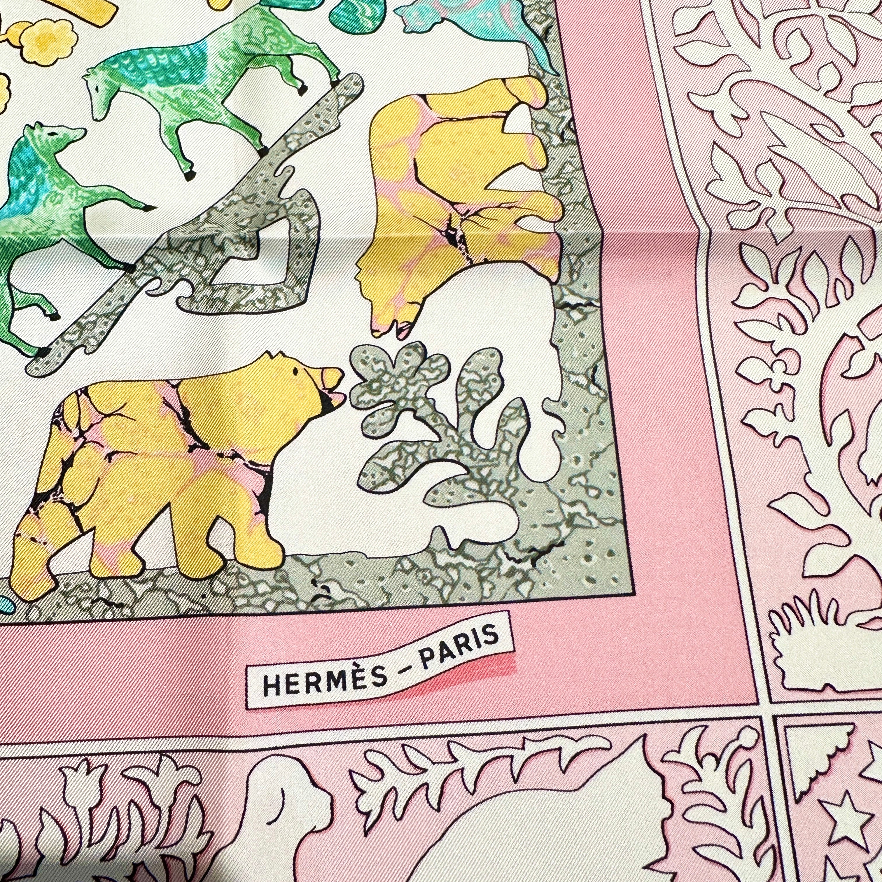 HERMES エルメス カレ90 古き良きアメリカ