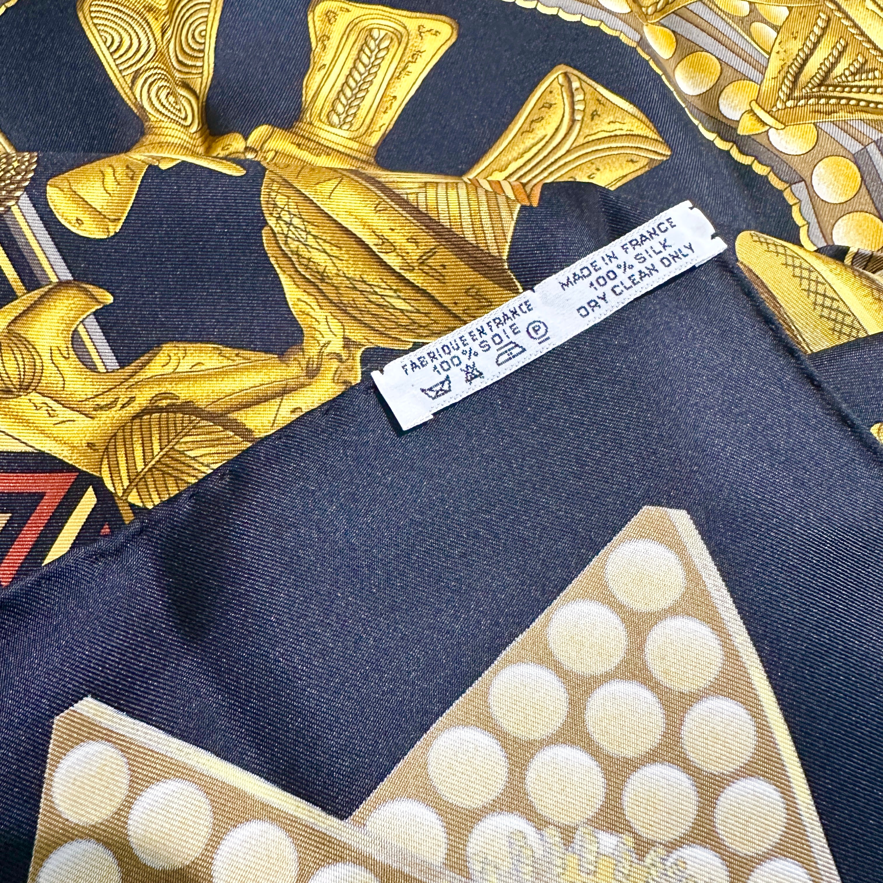 HERMES エルメス カレ90 首長達の金