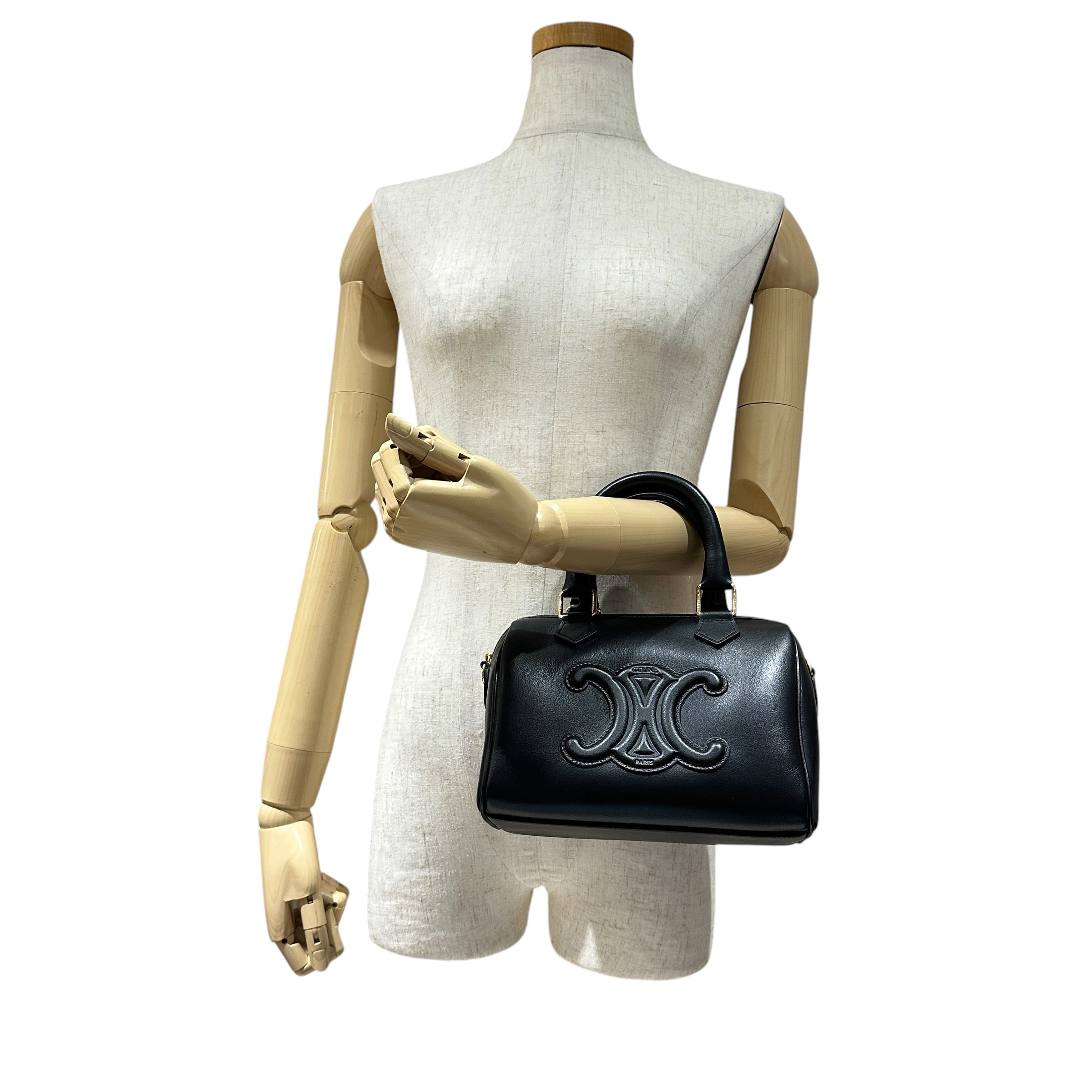 CELINE セリーヌ キュイル トリオンフ 2WAYボストンバッグ