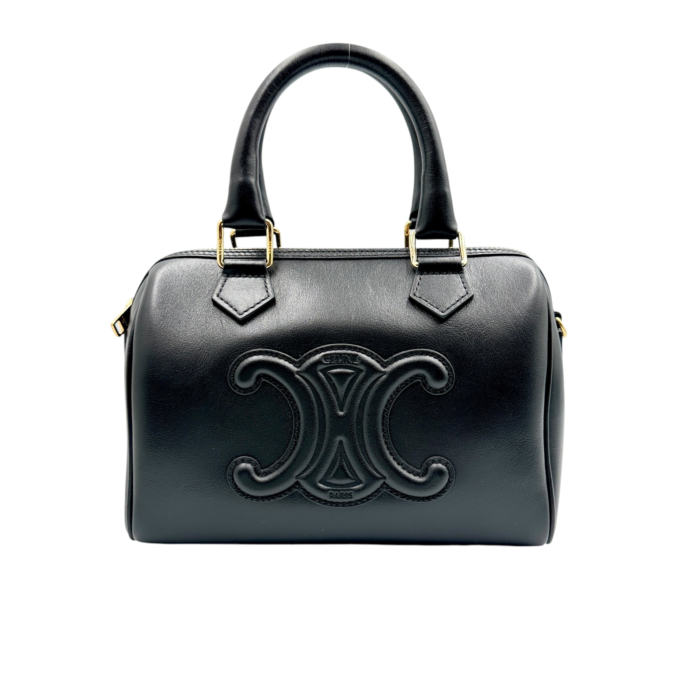 CELINE セリーヌ キュイル トリオンフ 2WAYボストンバッグ