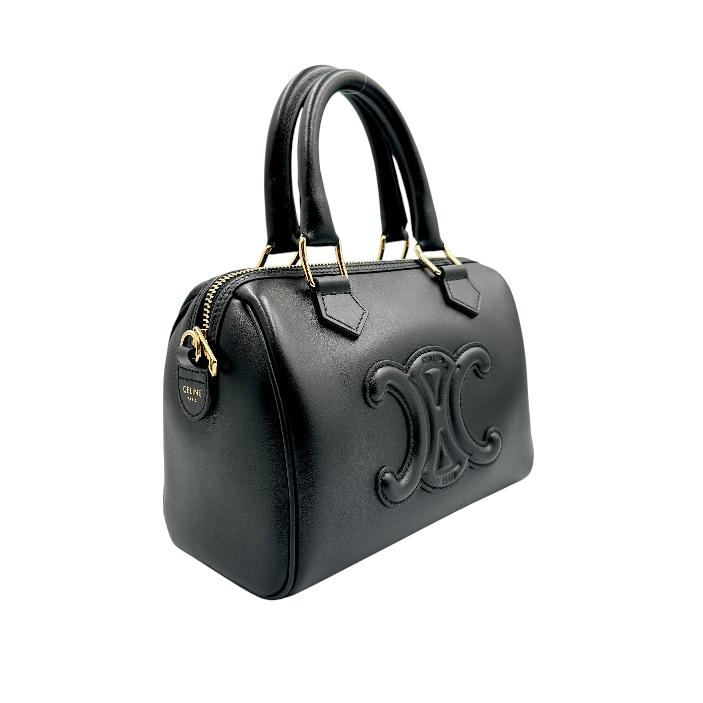 CELINE セリーヌ キュイル トリオンフ 2WAYボストンバッグ