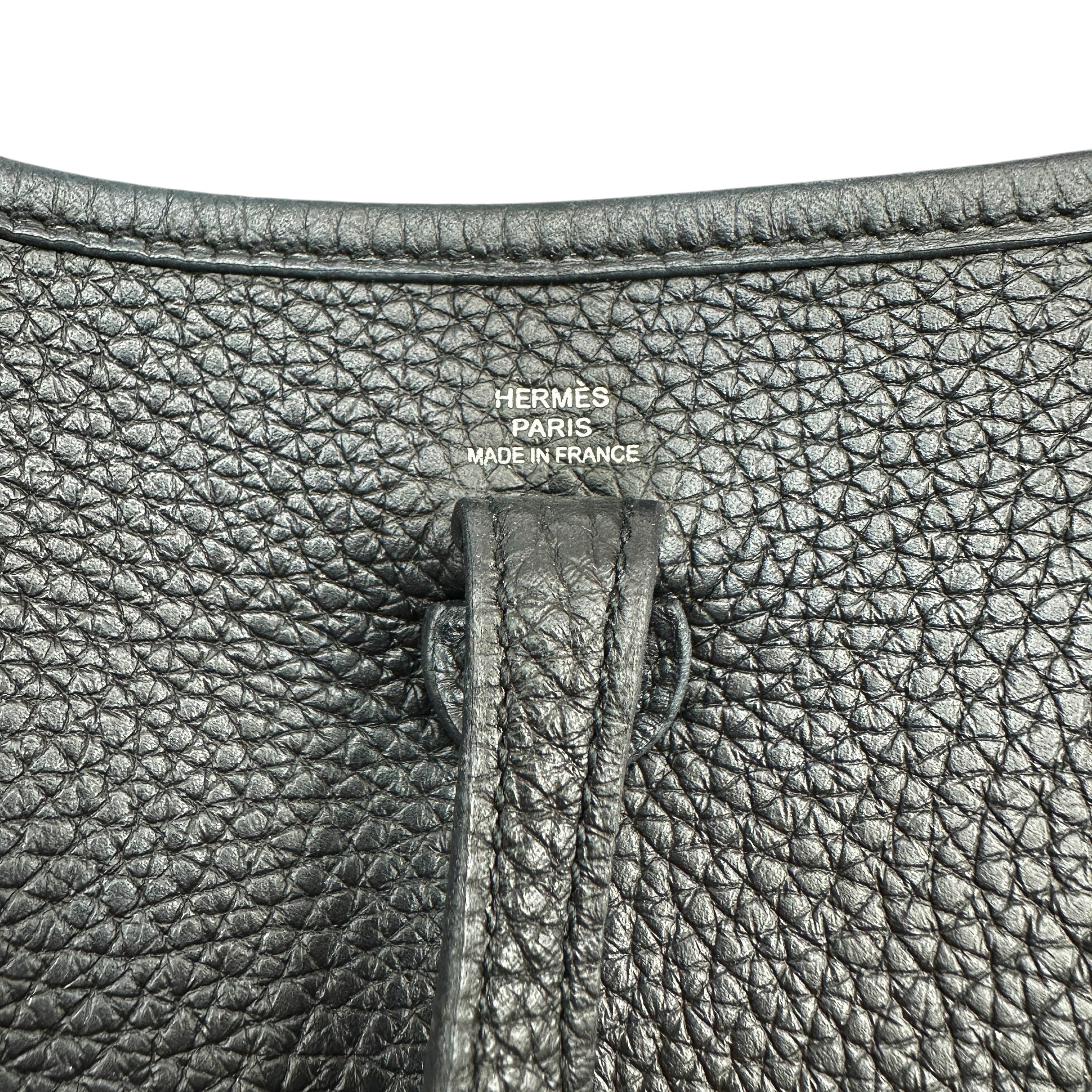 HERMES エルメス エヴリンTPM トリヨン ショルダーバッグ ブラック