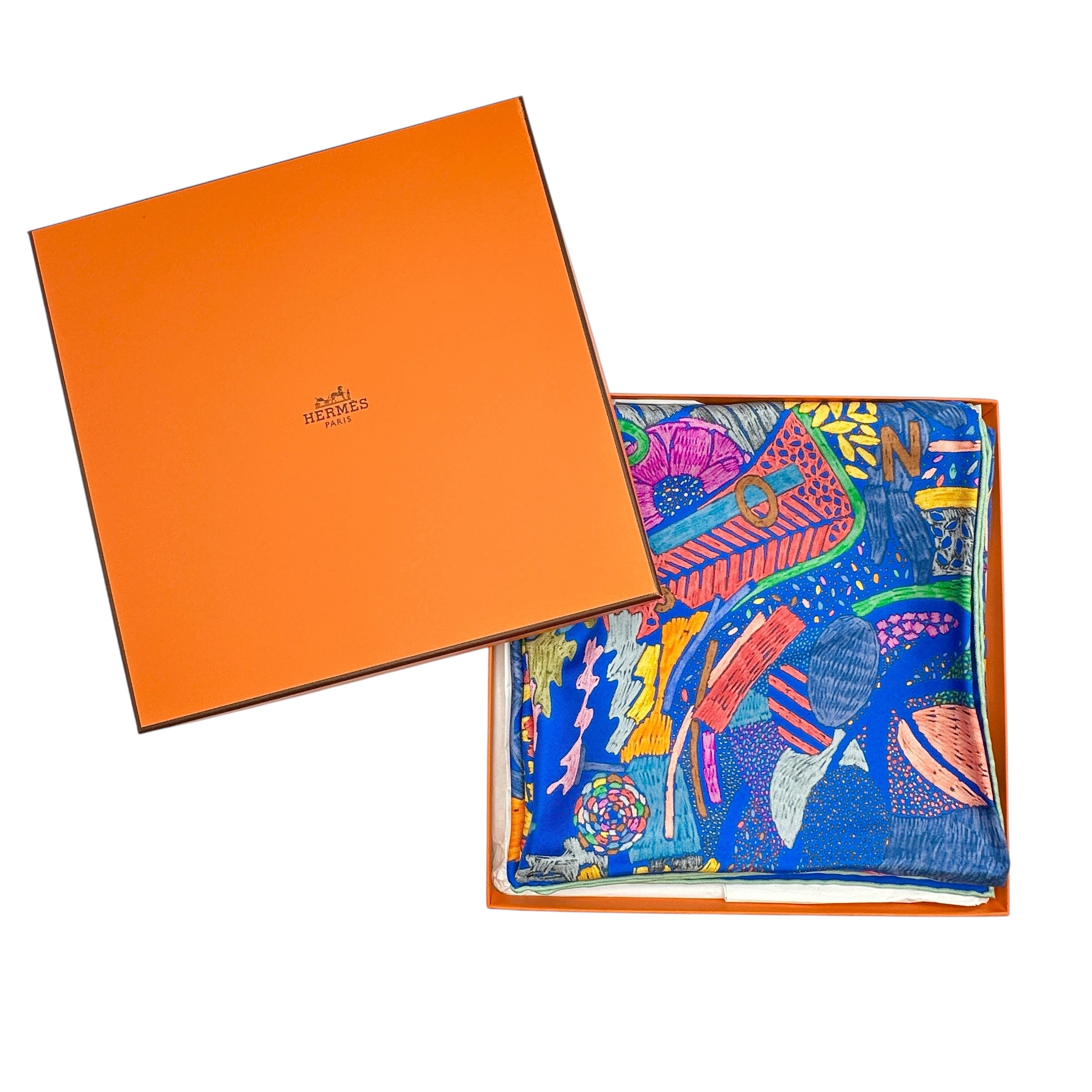 HERMES エルメス カレ90 それぞれの巣作り