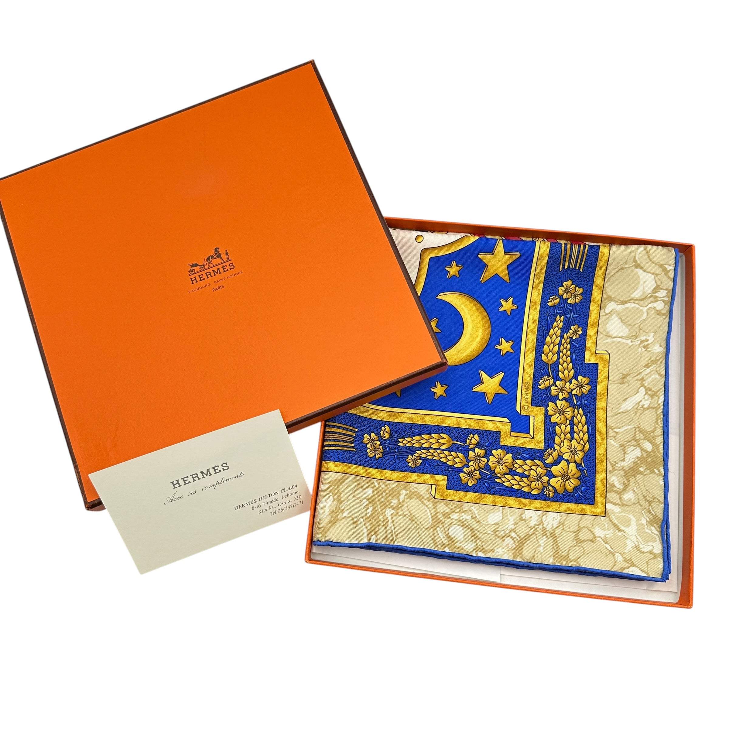 HERMES エルメス カレ90 今日一日を楽しむ