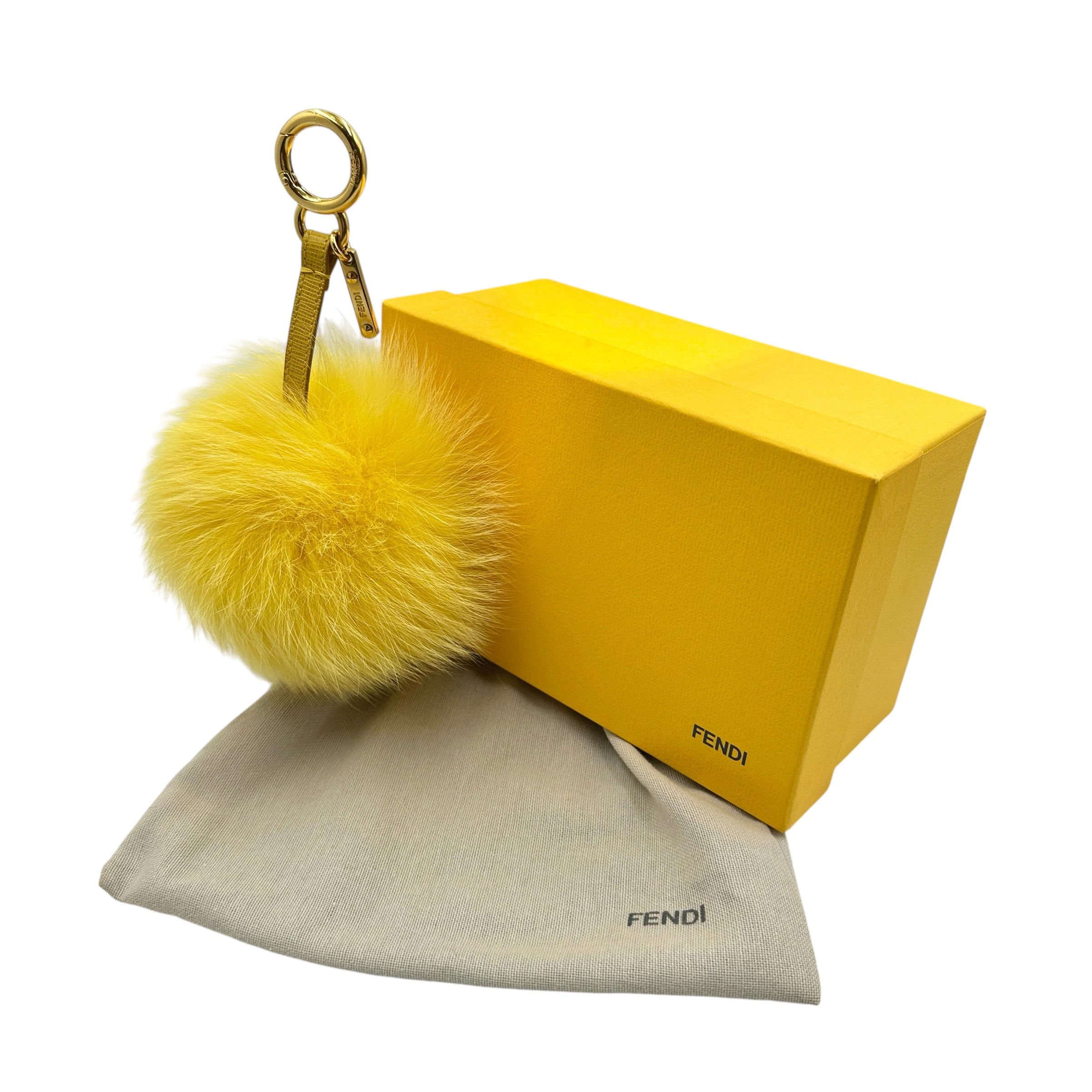 FENDI フェンディ フォックスファー チャーム キーリング