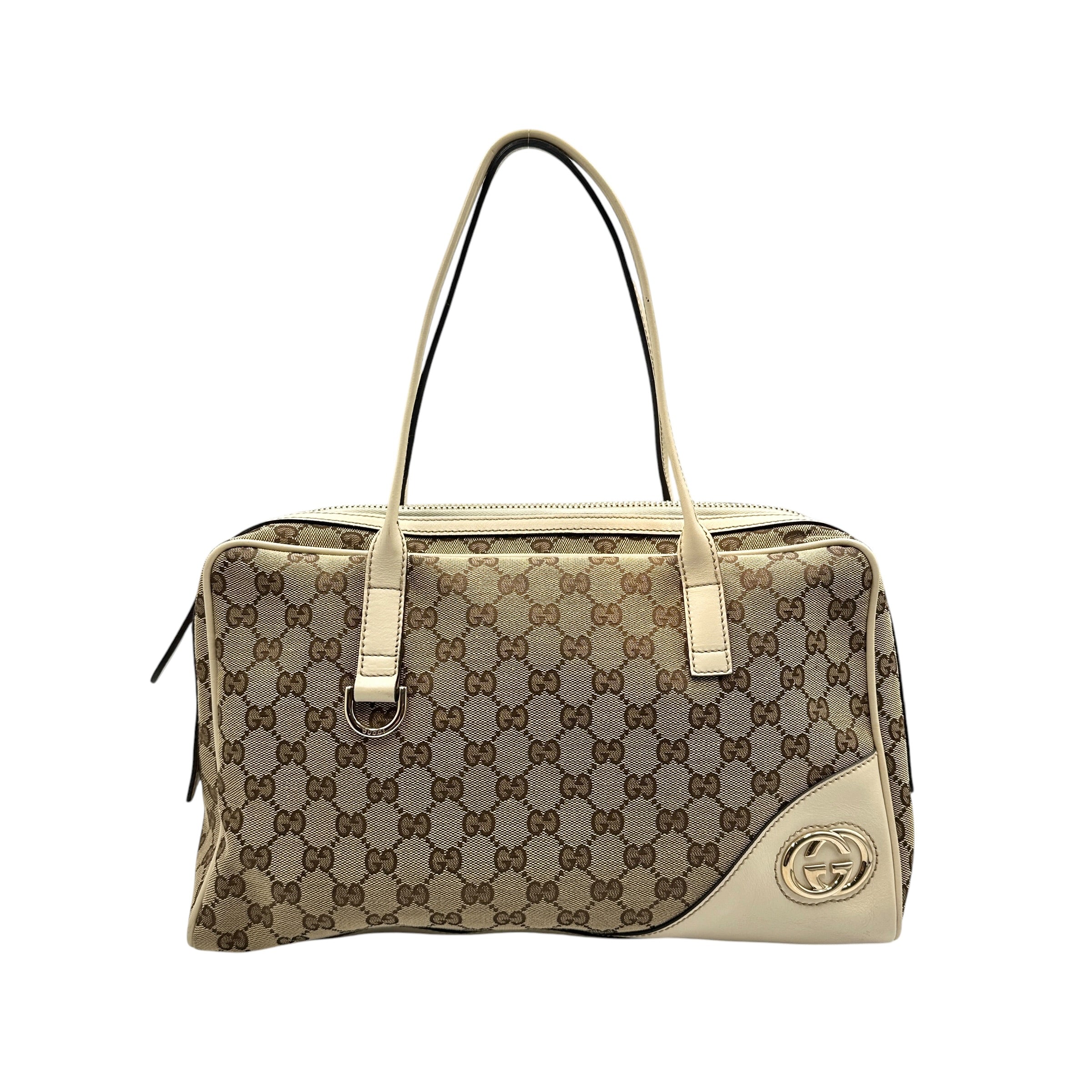 GUCCI グッチ 169971 ニューブリット GGキャンバス ハンドバッグ