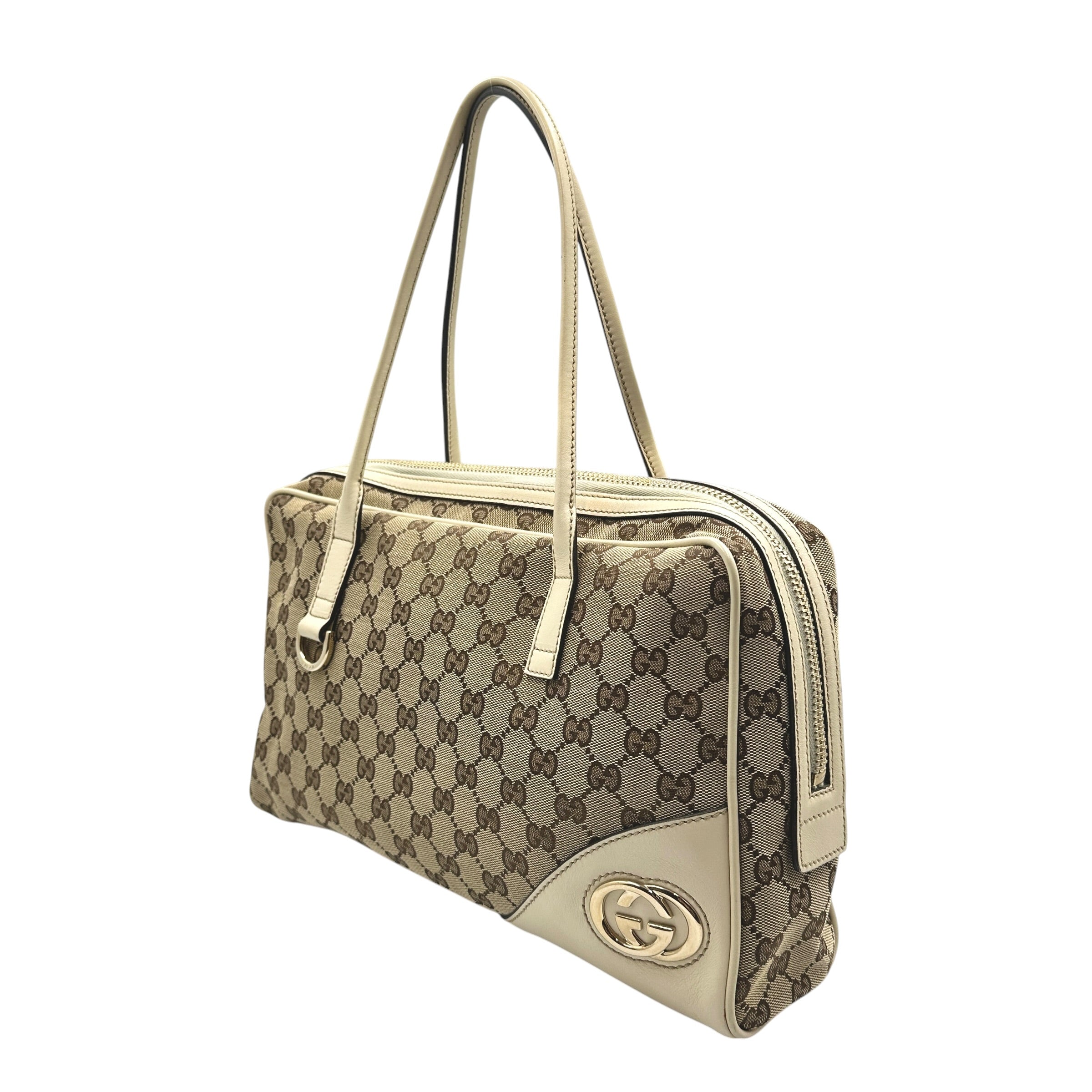 GUCCI グッチ  169971 ニューブリット GGキャンバス ハンドバッグ