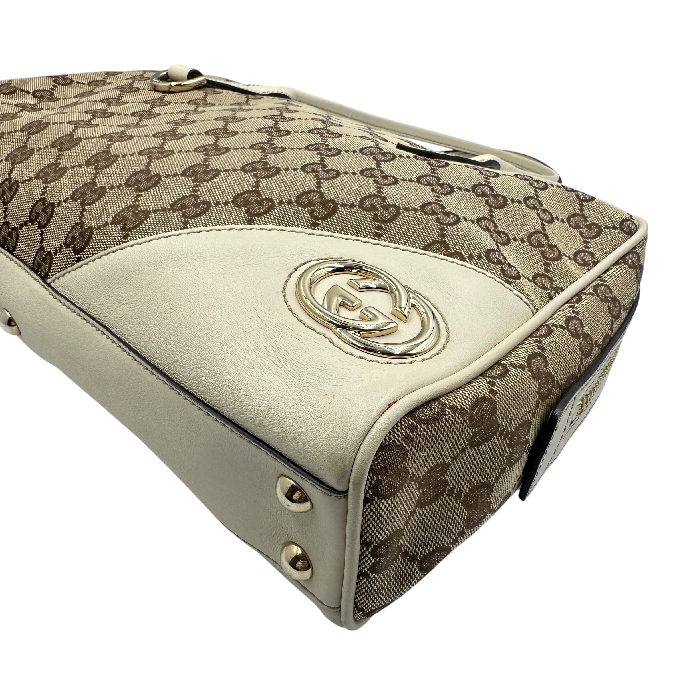 GUCCI グッチ  169971 ニューブリット GGキャンバス ハンドバッグ