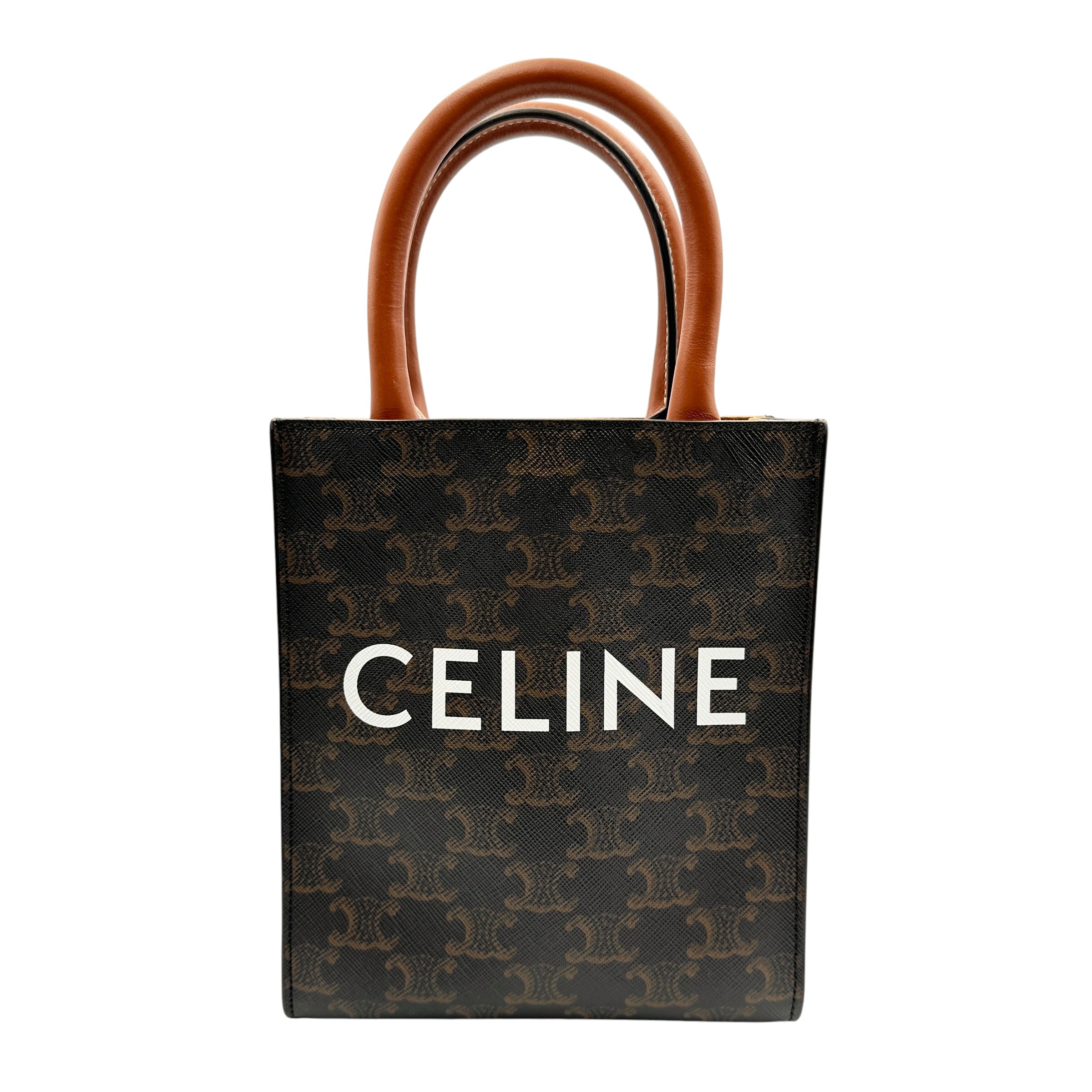 CELINE セリーヌ ミニ バーティカル カバ トリオンフ 2WAYバッグ
