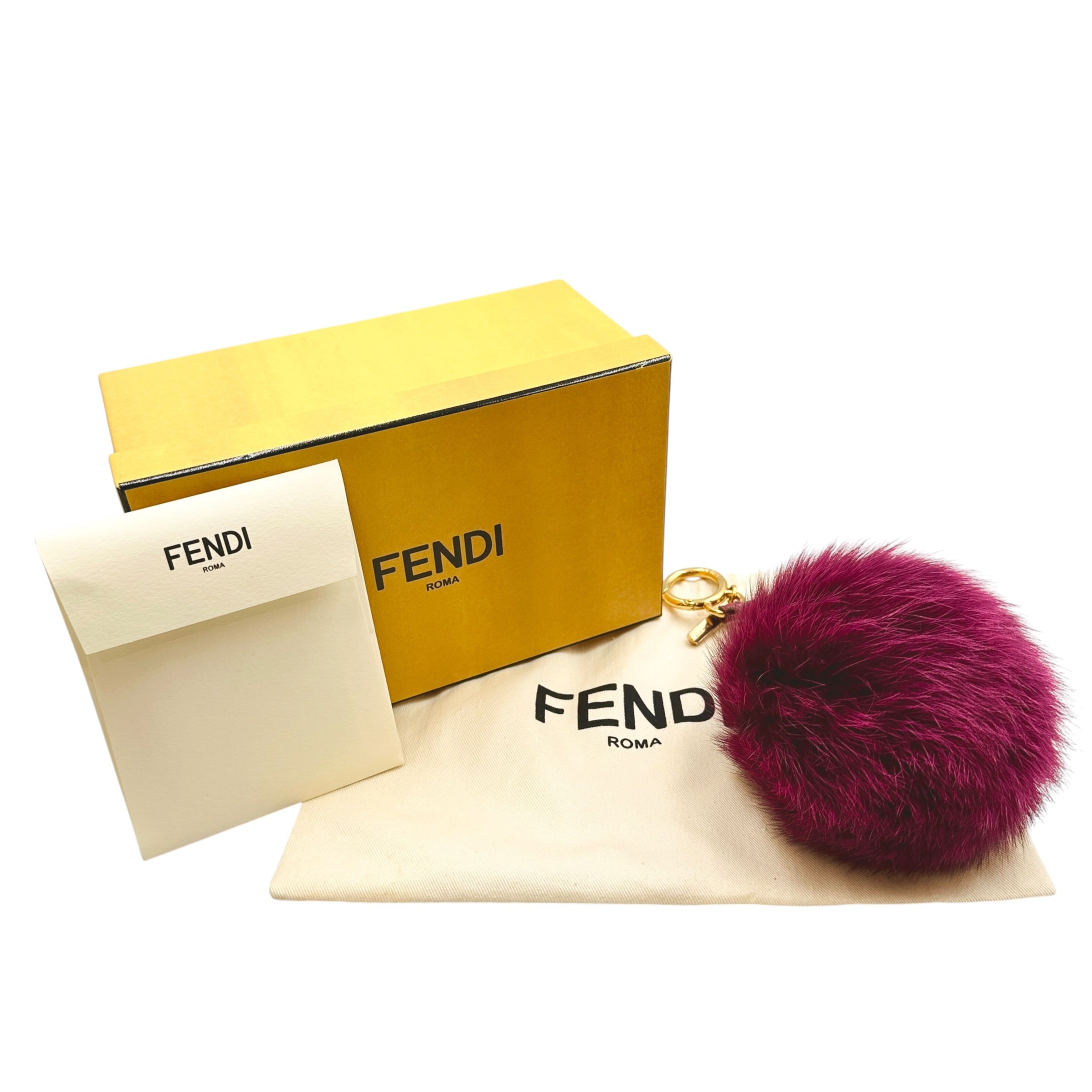 FENDI フェンディ フォックスファー チャーム キーリング