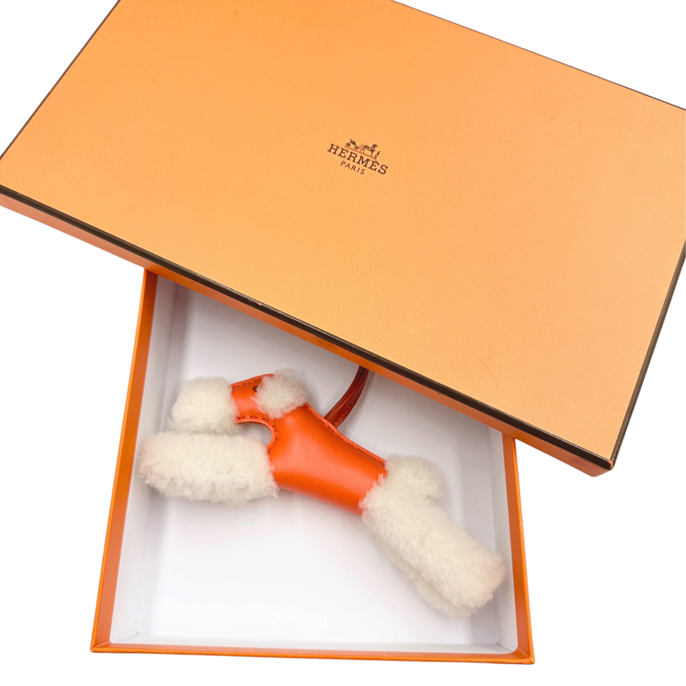 HERMES エルメス バディチャーム オレンジ
