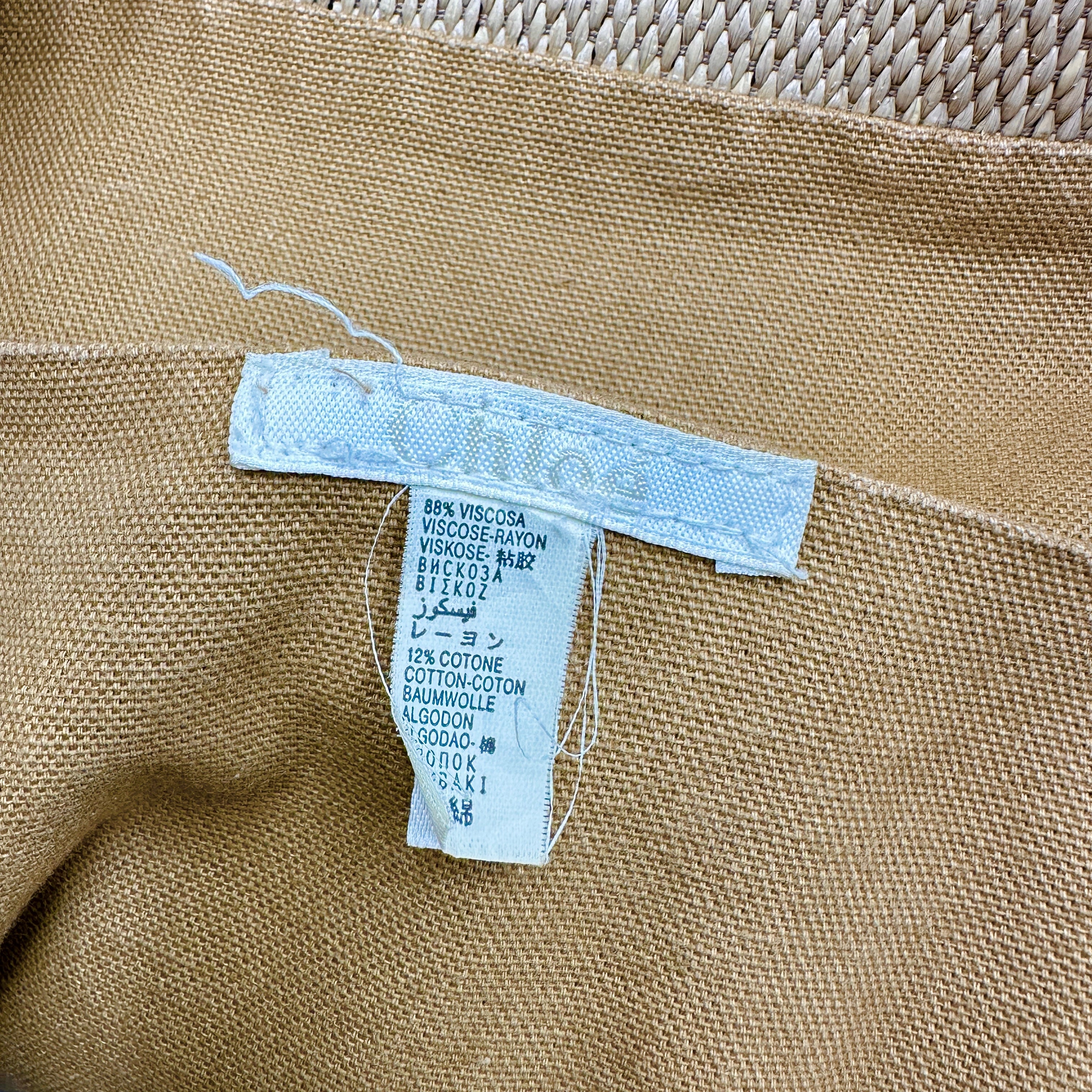 Chloe クロエ ビーチライン 麻 トートバッグ