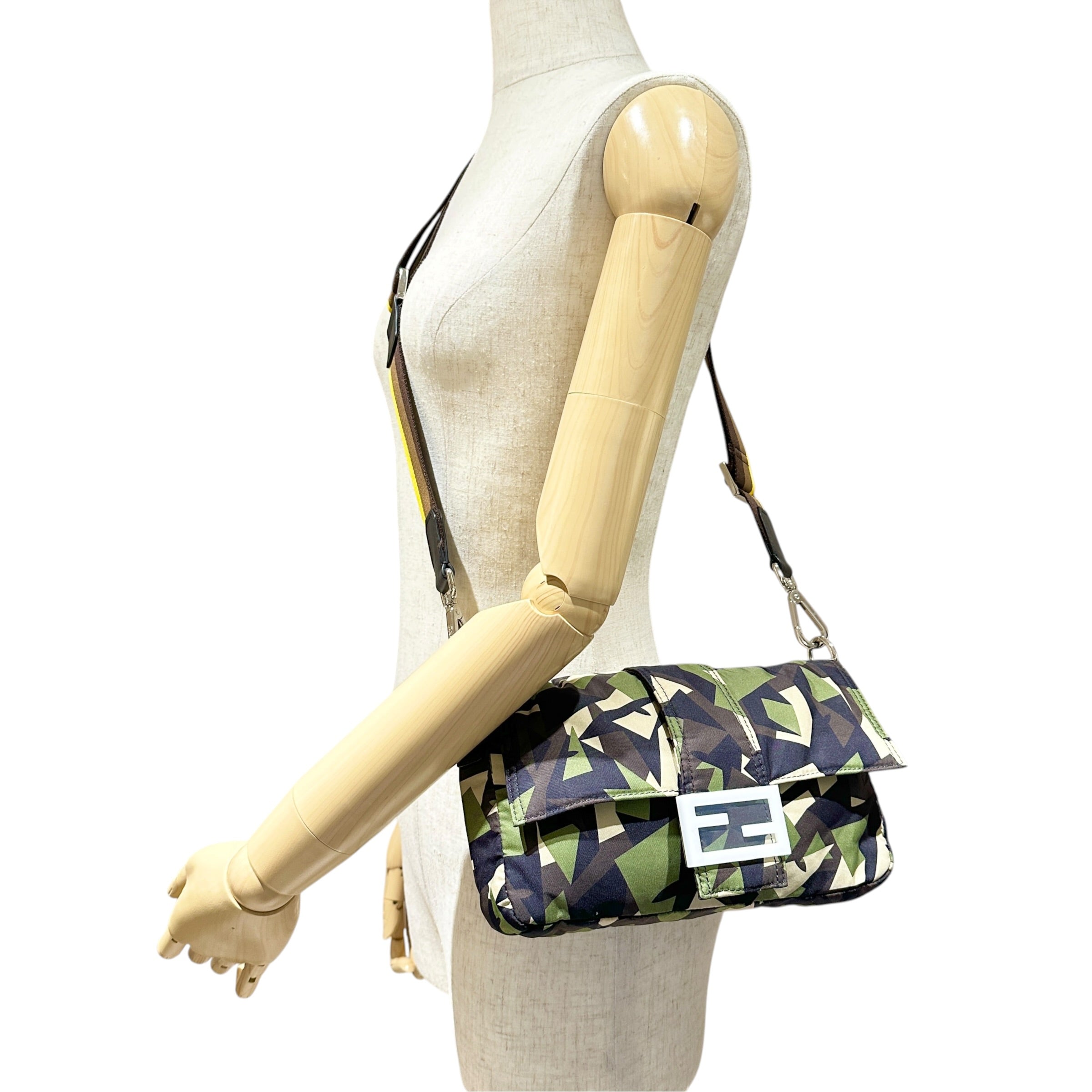 FENDI フェンディ 7VA472 マンマバケット カモフラージュ 2WAYショルダーバッグ