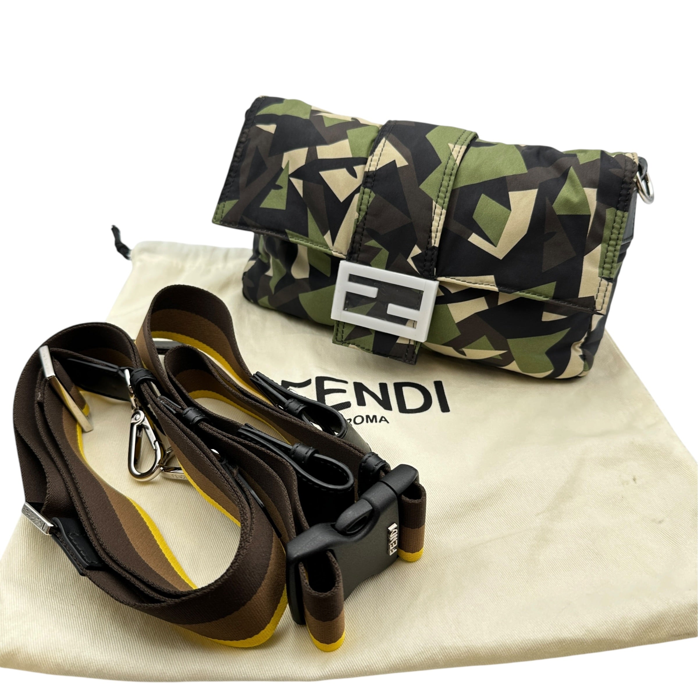 FENDI フェンディ 7VA472 マンマバケット カモフラージュ 2WAYショルダーバッグ