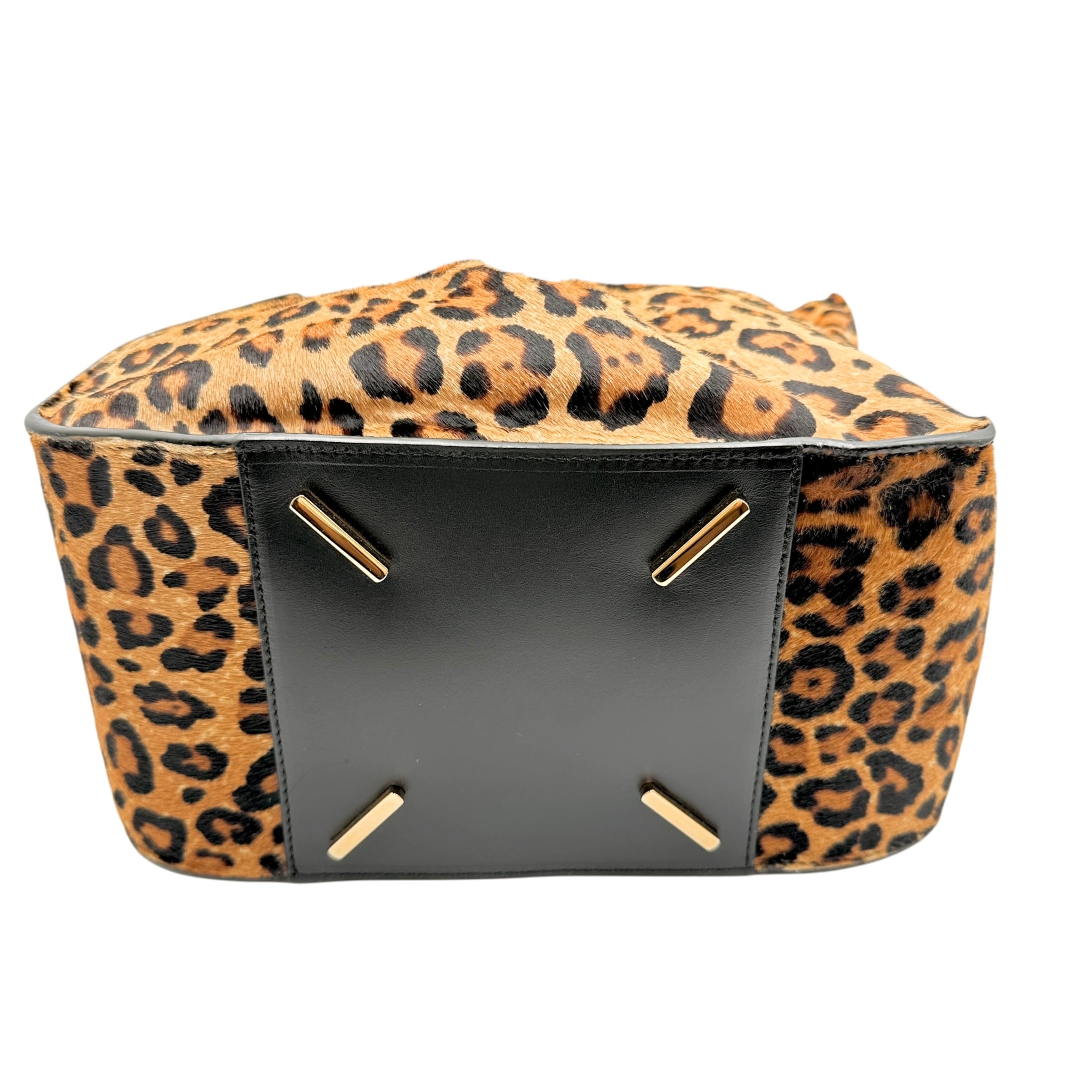 LOEWE ロエベ ハンモック ショルダーバッグ レオパード ハラコ