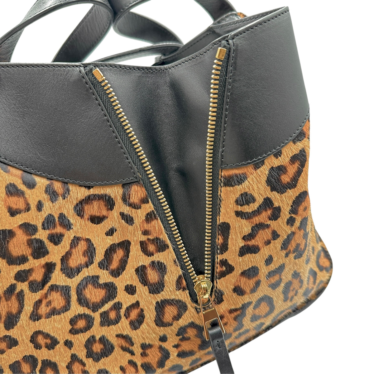 LOEWE ロエベ ハンモック ショルダーバッグ レオパード ハラコ