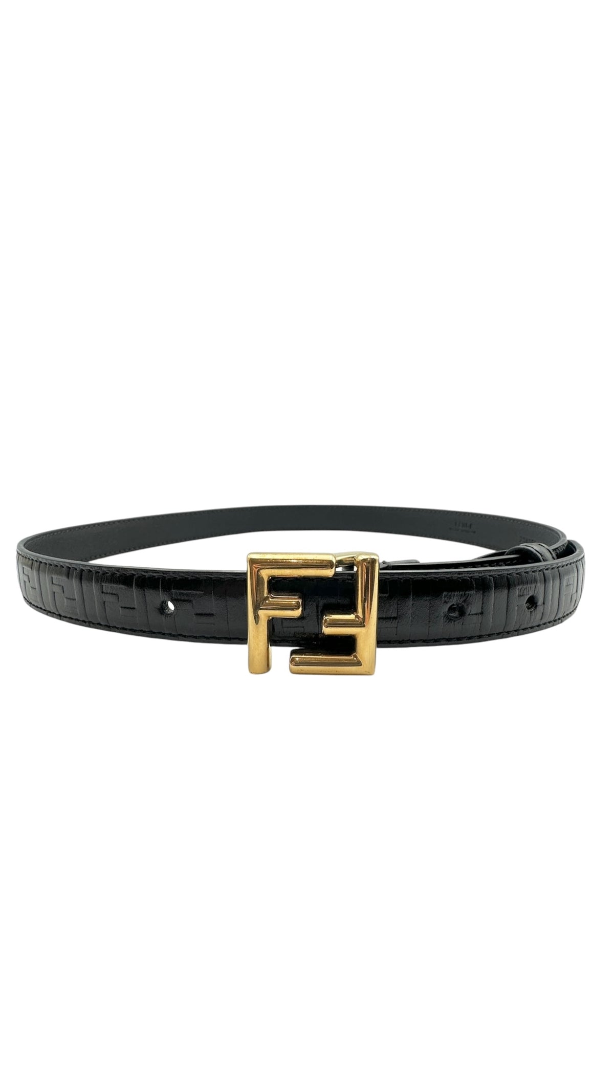 FENDI フェンディ ズッカ レザーベルト #70