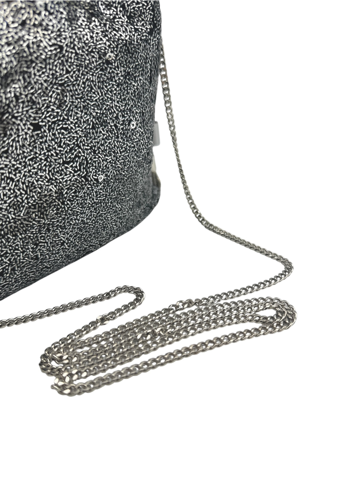 JIMMY CHOO ジミーチュウ スパンコール 巾着チェーンショルダー