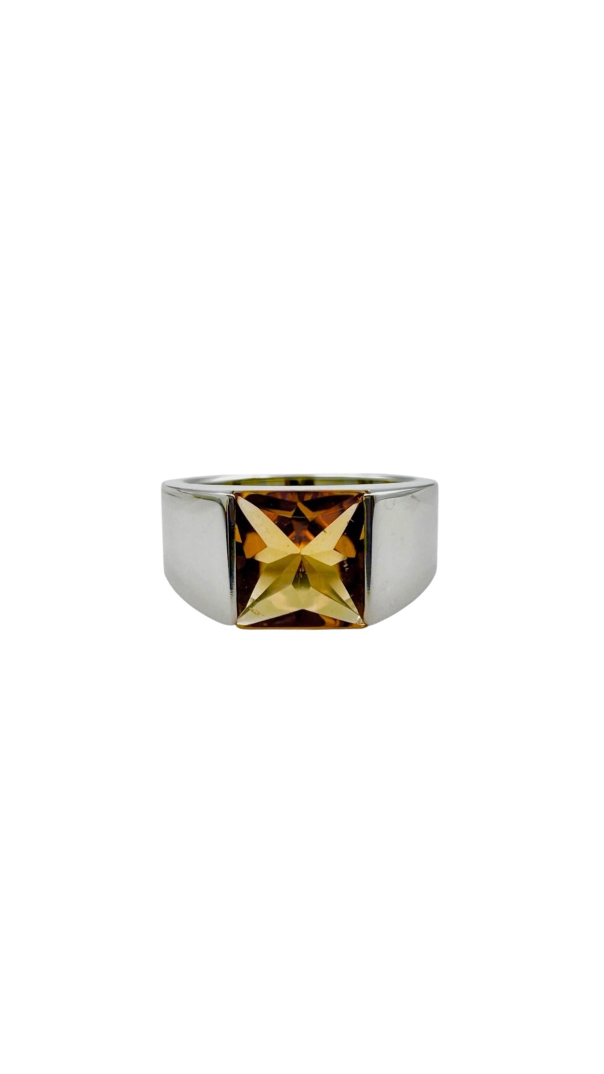 Cartier カルティエ タンクリング シトリン