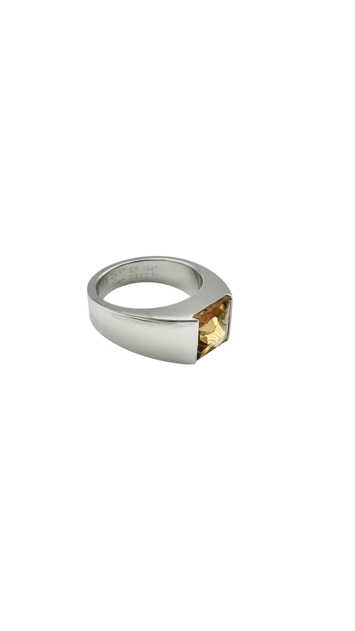 Cartier カルティエ タンクリング シトリン