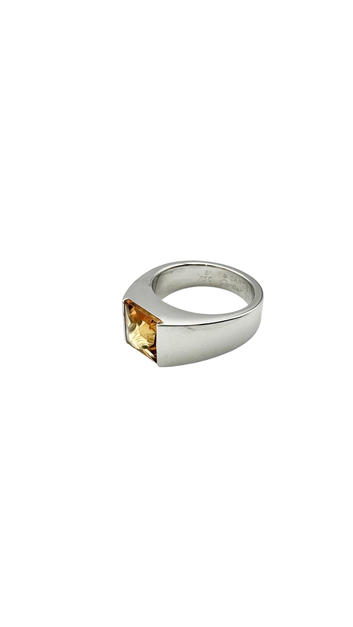 Cartier カルティエ タンクリング シトリン
