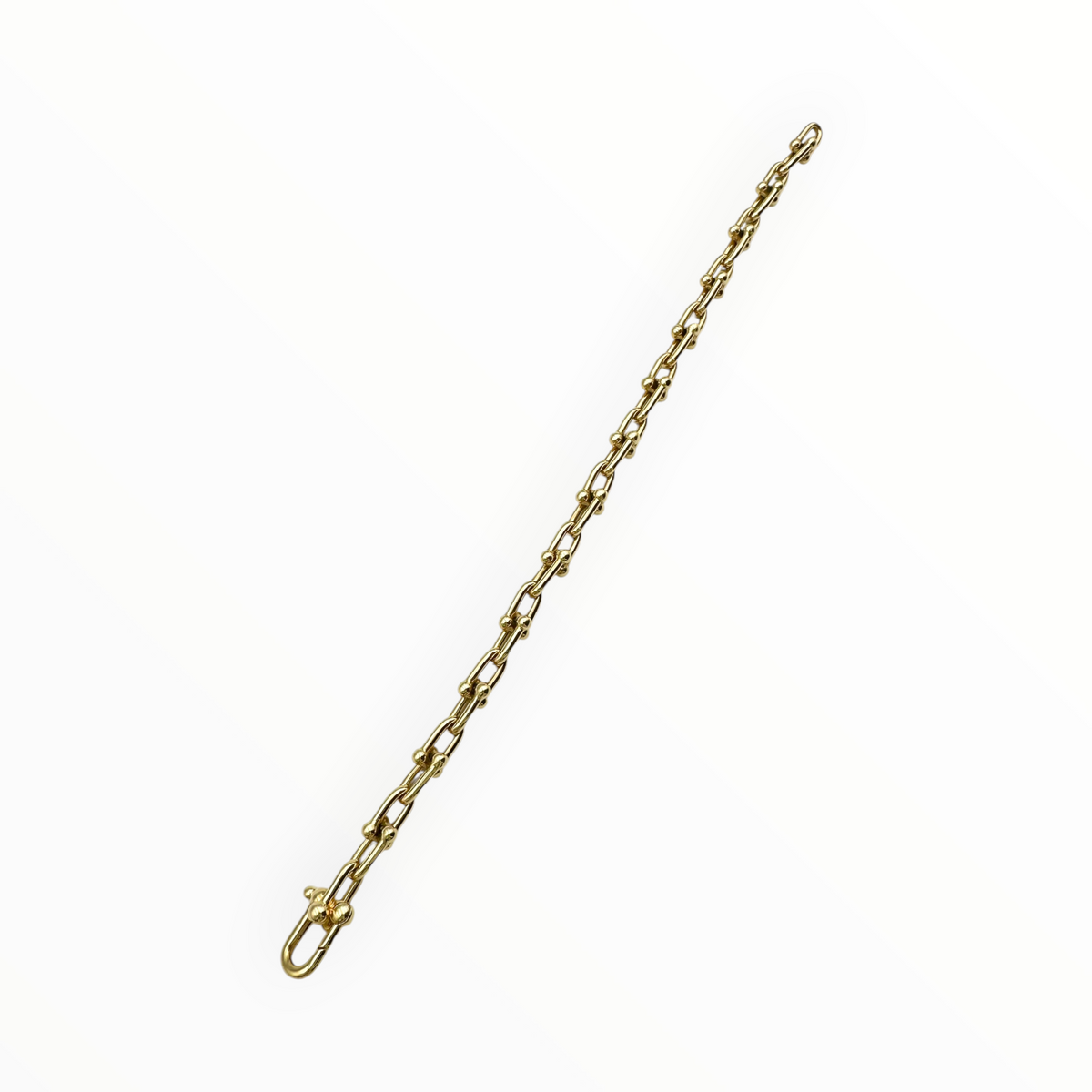 TIFFANY & Co. ティファニー ハードウェア スモールリンク ブレスレット K18YG