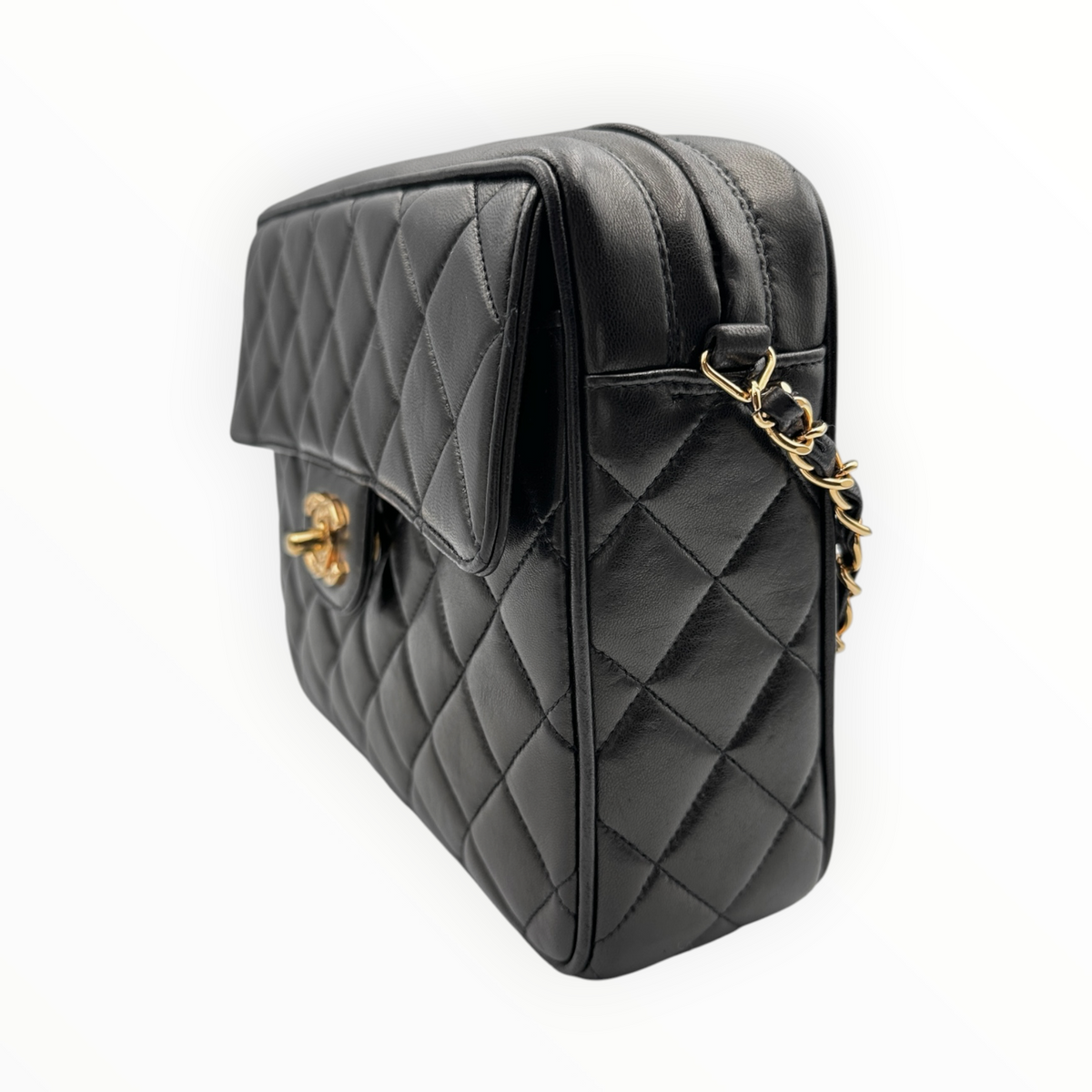 CHANEL シャネル マトラッセ フリンジ付 チェーンショルダーバッグ