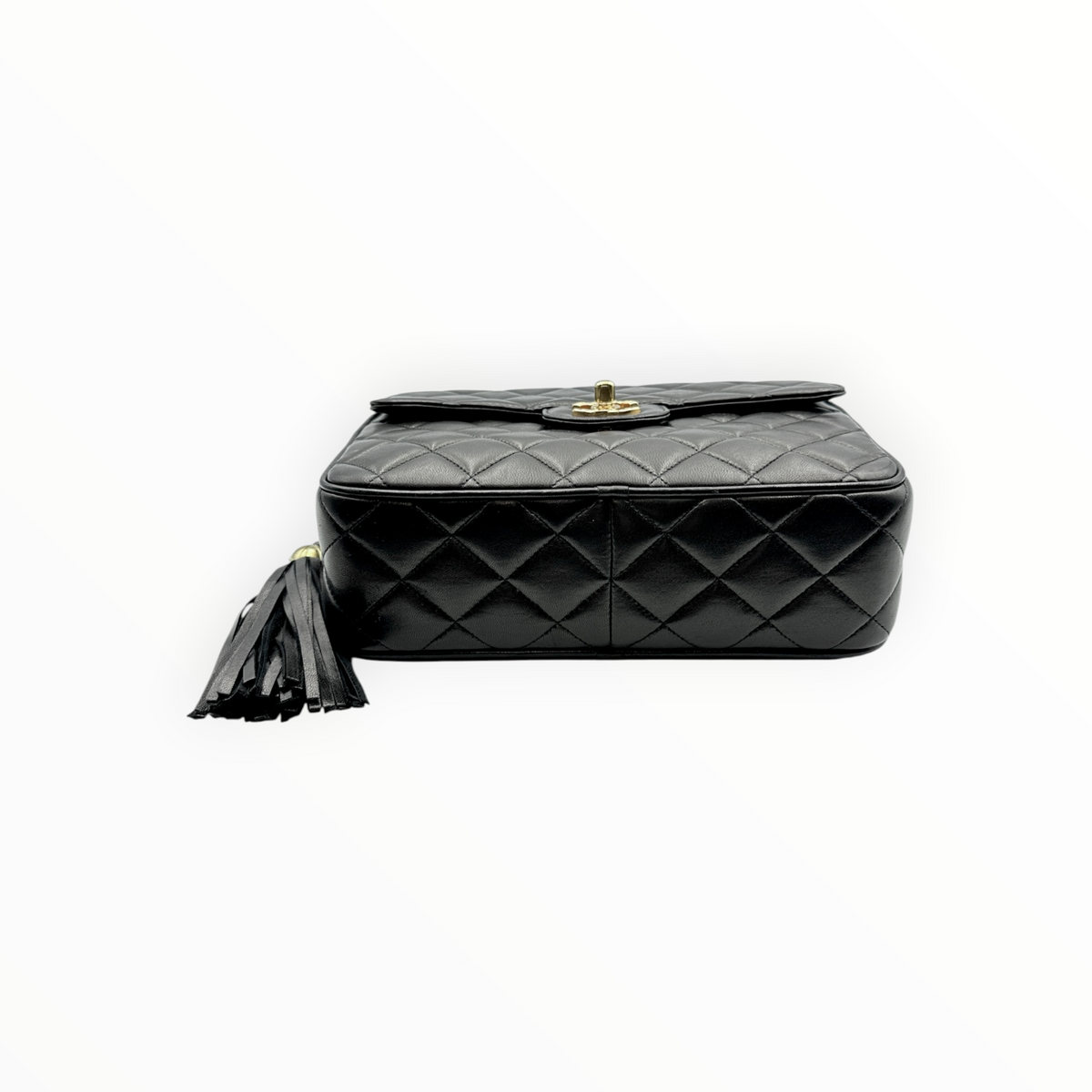 CHANEL シャネル マトラッセ フリンジ付 チェーンショルダーバッグ