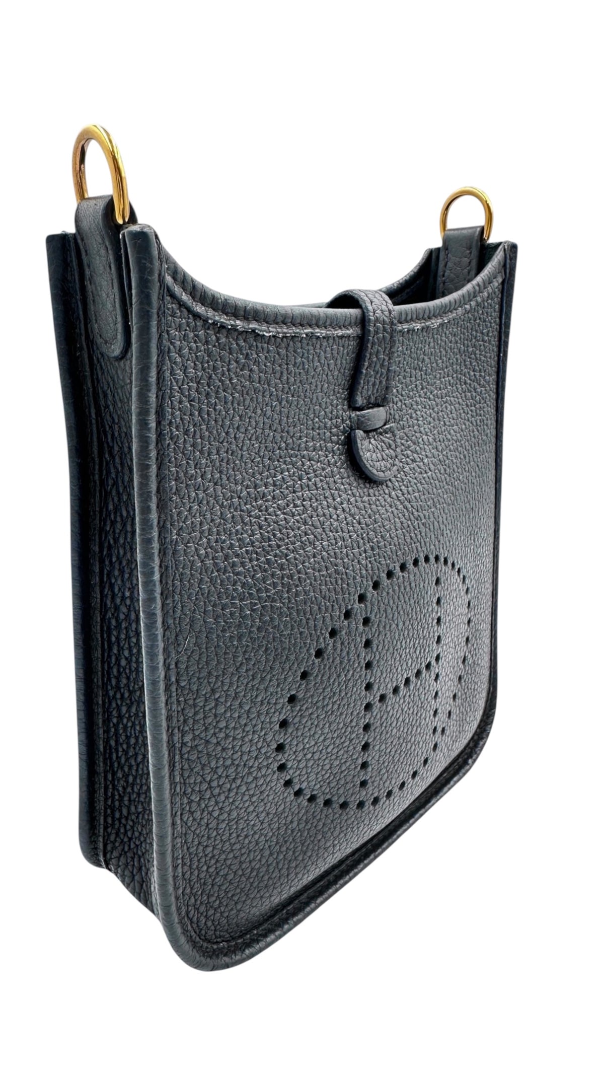 HERMES エルメス エヴリンTPM トリヨン ショルダーバッグ ネイビー