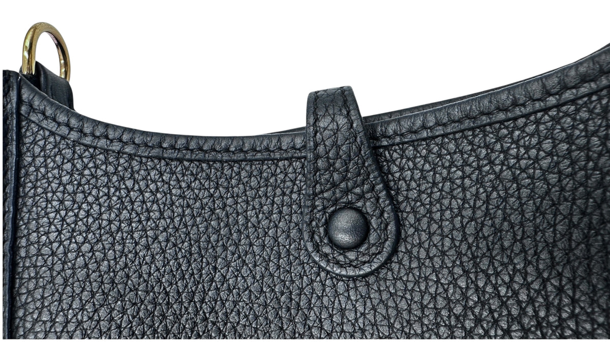 HERMES エルメス エヴリンTPM トリヨン ショルダーバッグ ネイビー
