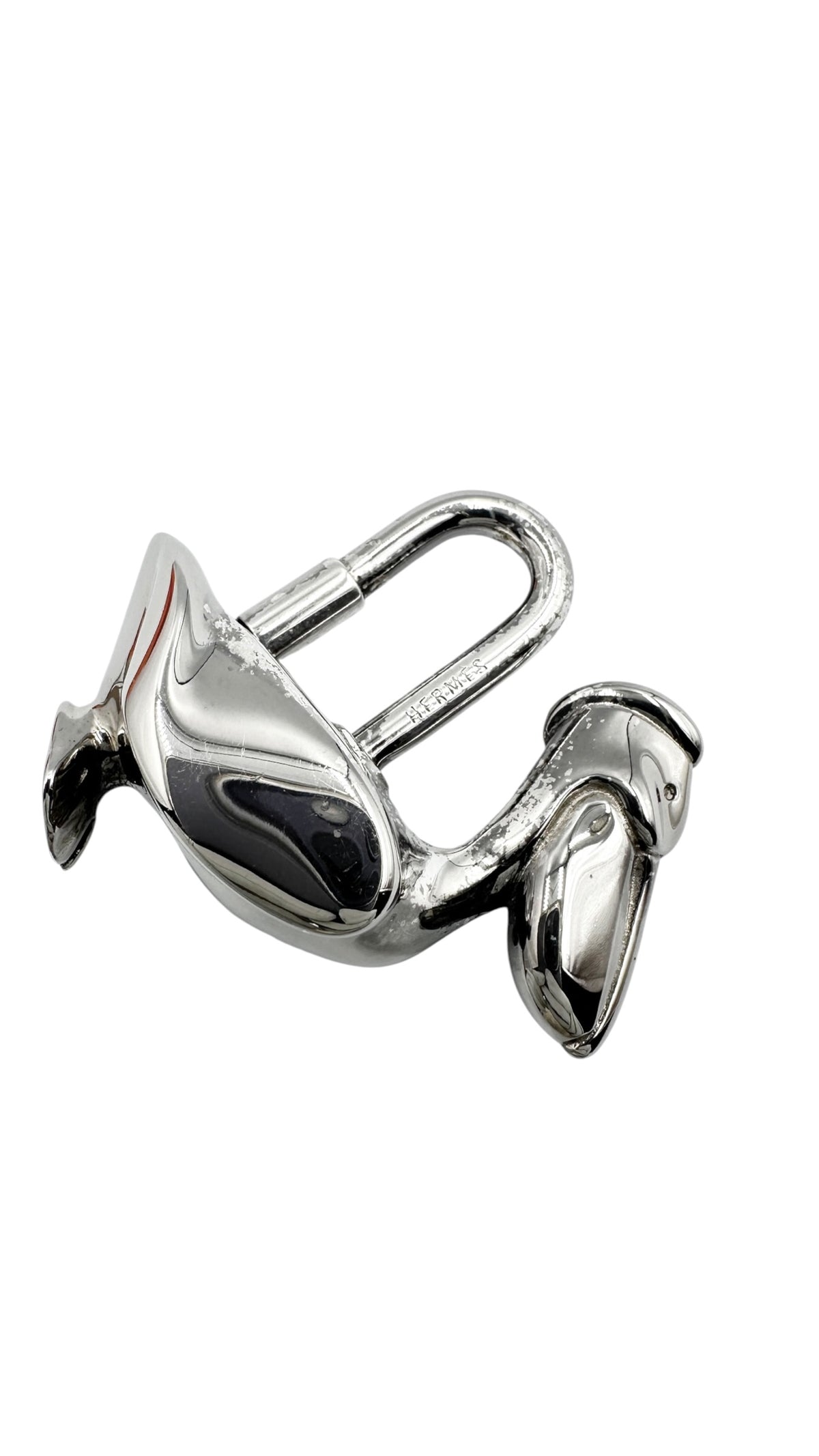 HERMES エルメス カデナ ペリカン 1992年限定 シルバー