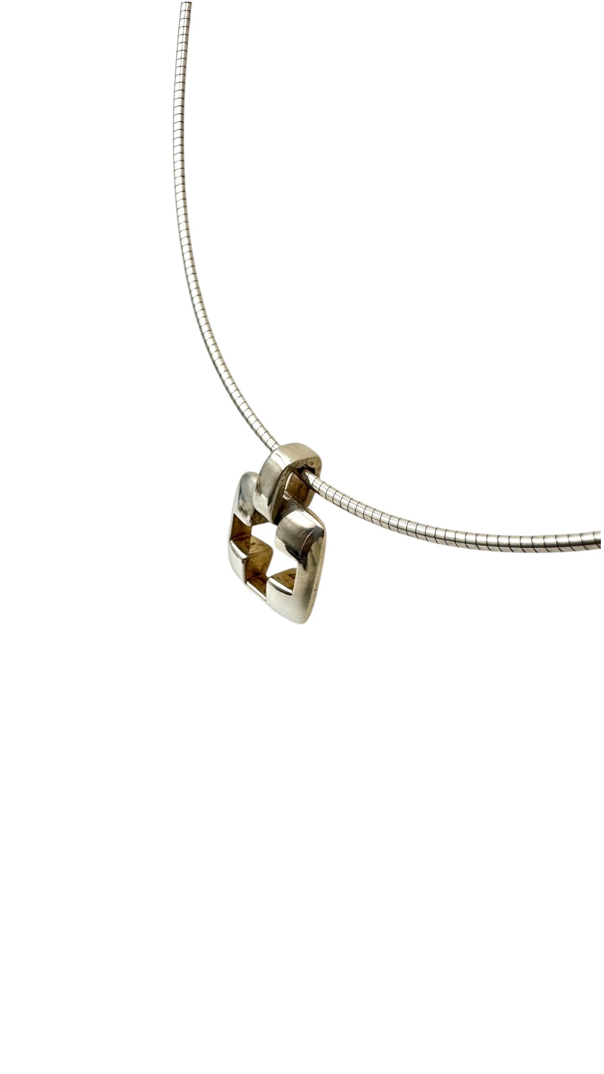 TIFFANY & Co. ティファニー カットアウト クロス ワイヤーネックレス チョーカー