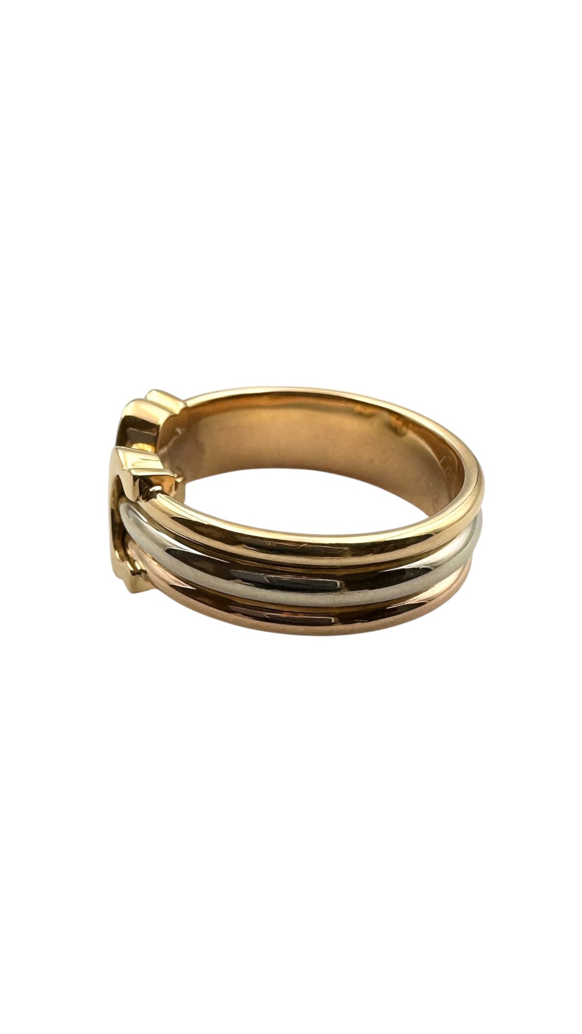 Cartier カルティエ 2Ⅽリング スリーゴールド