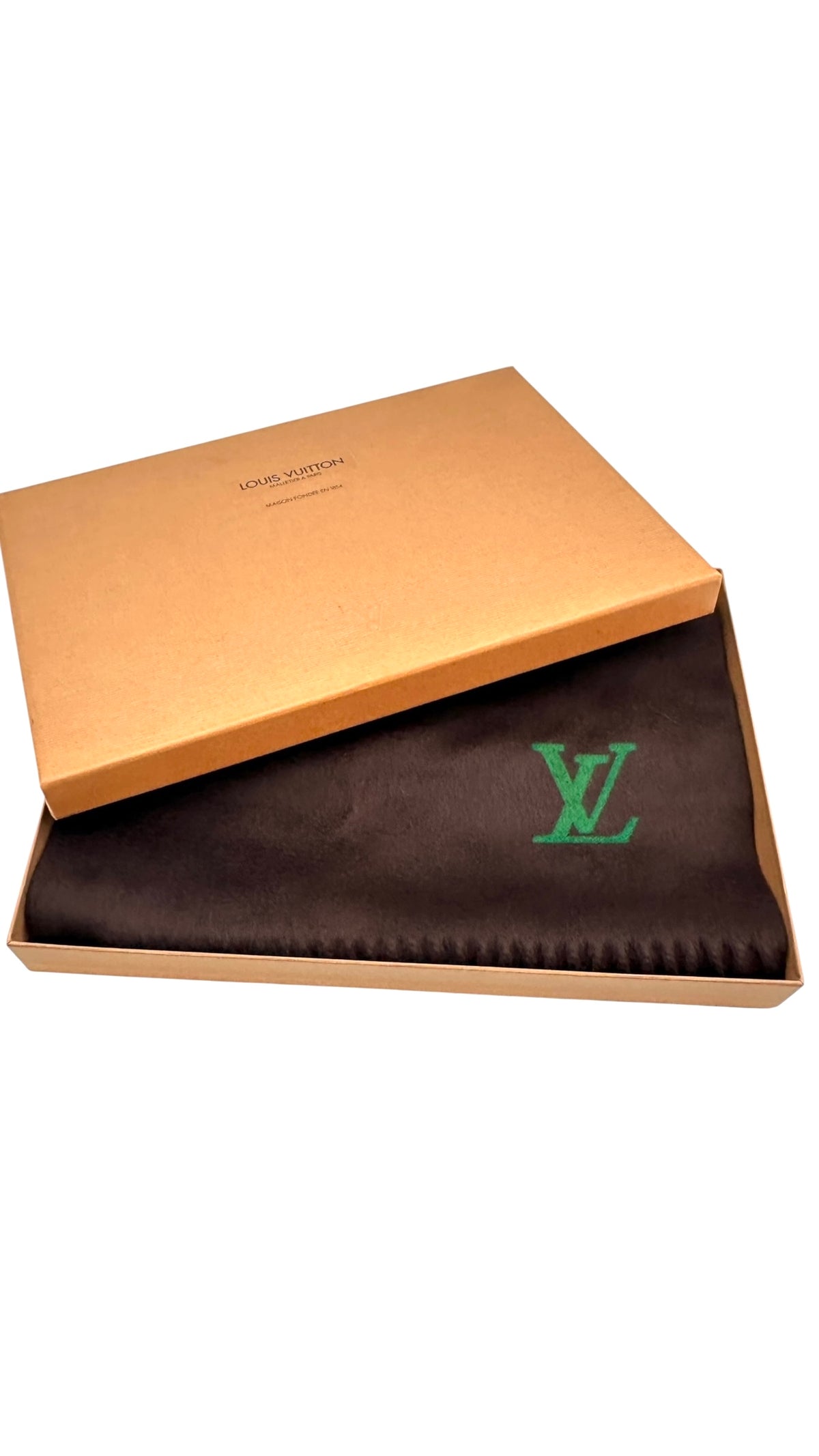 LOUIS VUITTON ルイ・ヴィトン エシャルプ ジェラム カシミヤマフラー ブラウン
