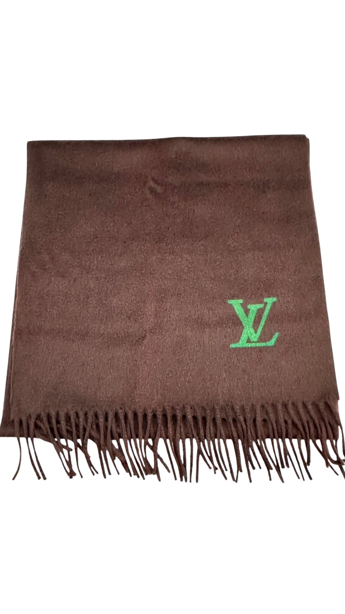 LOUIS VUITTON ルイ・ヴィトン エシャルプ ジェラム カシミヤマフラー ブラウン