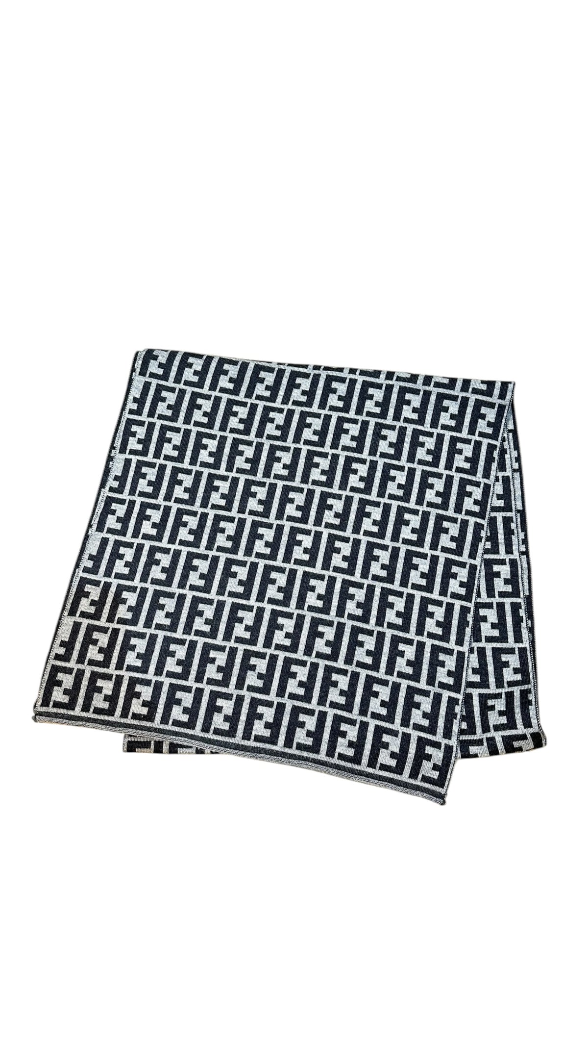 FENDI フェンディ ズッカ マフラー ウール