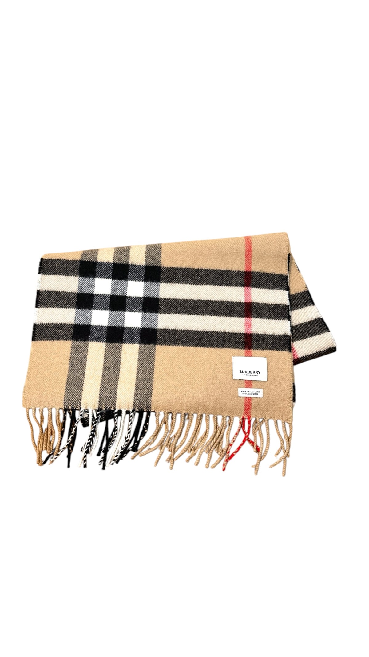 Burberry バーバリー ノバチェック カシミヤマフラー