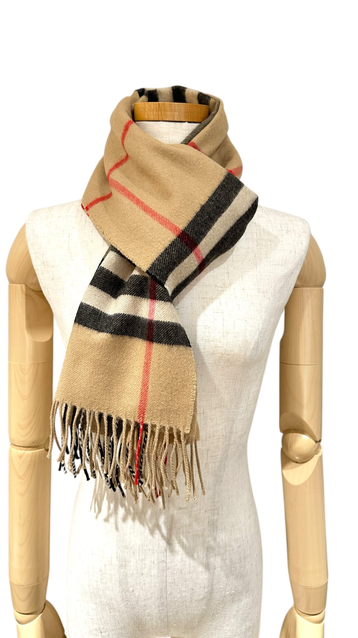 Burberry バーバリー ノバチェック カシミヤマフラー
