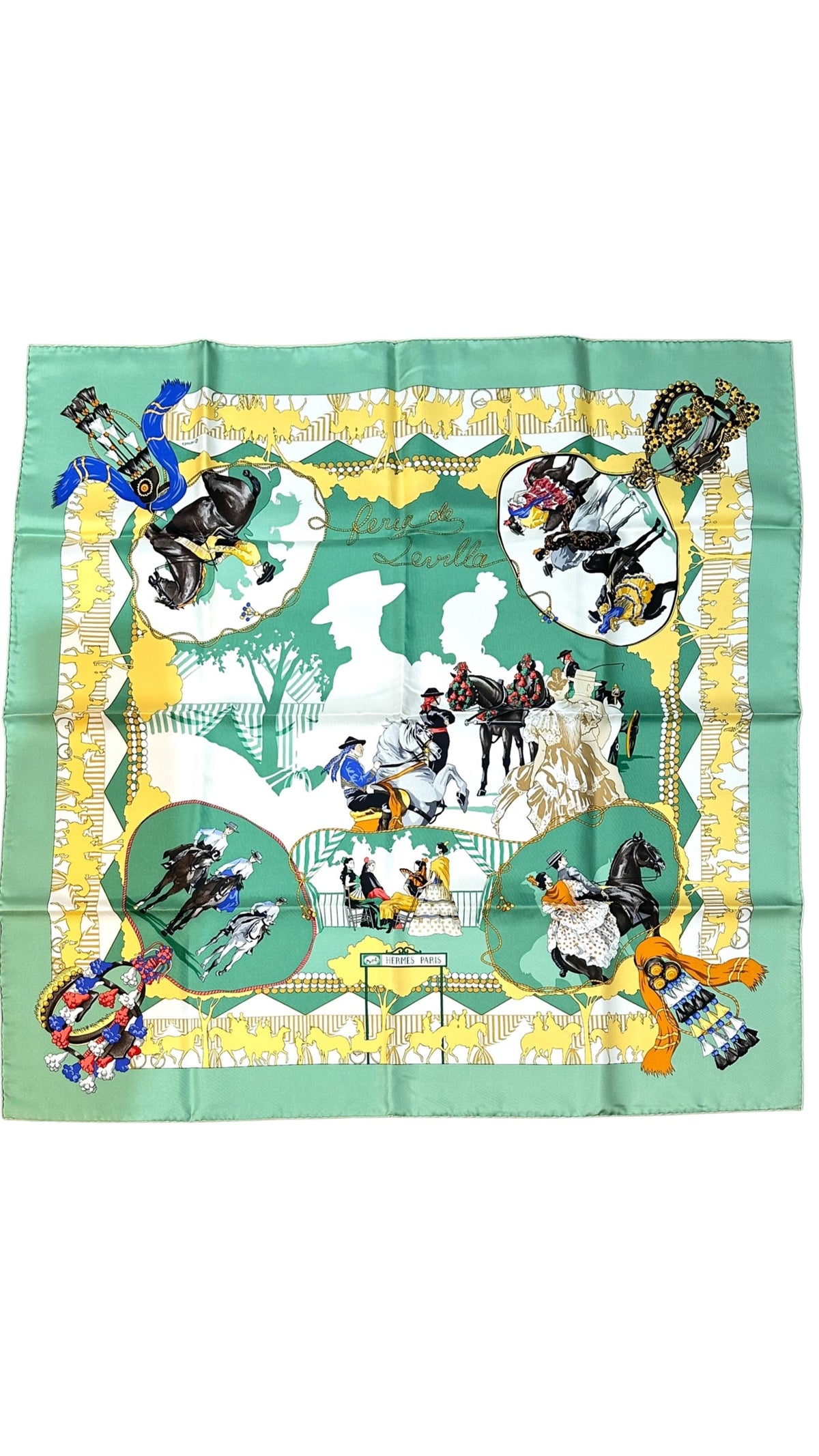 HERMES エルメス カレ90 セビリアの休日