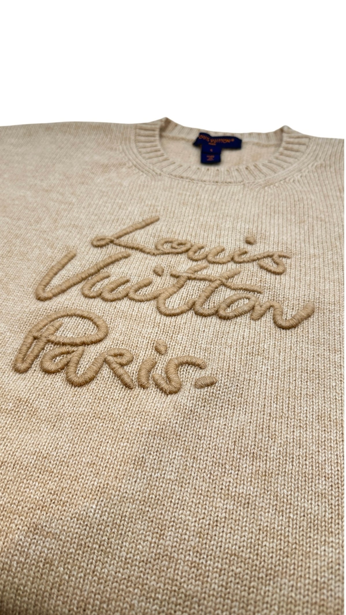 LOUIS VUITTON ルイ・ヴィトン ニット ベージュ