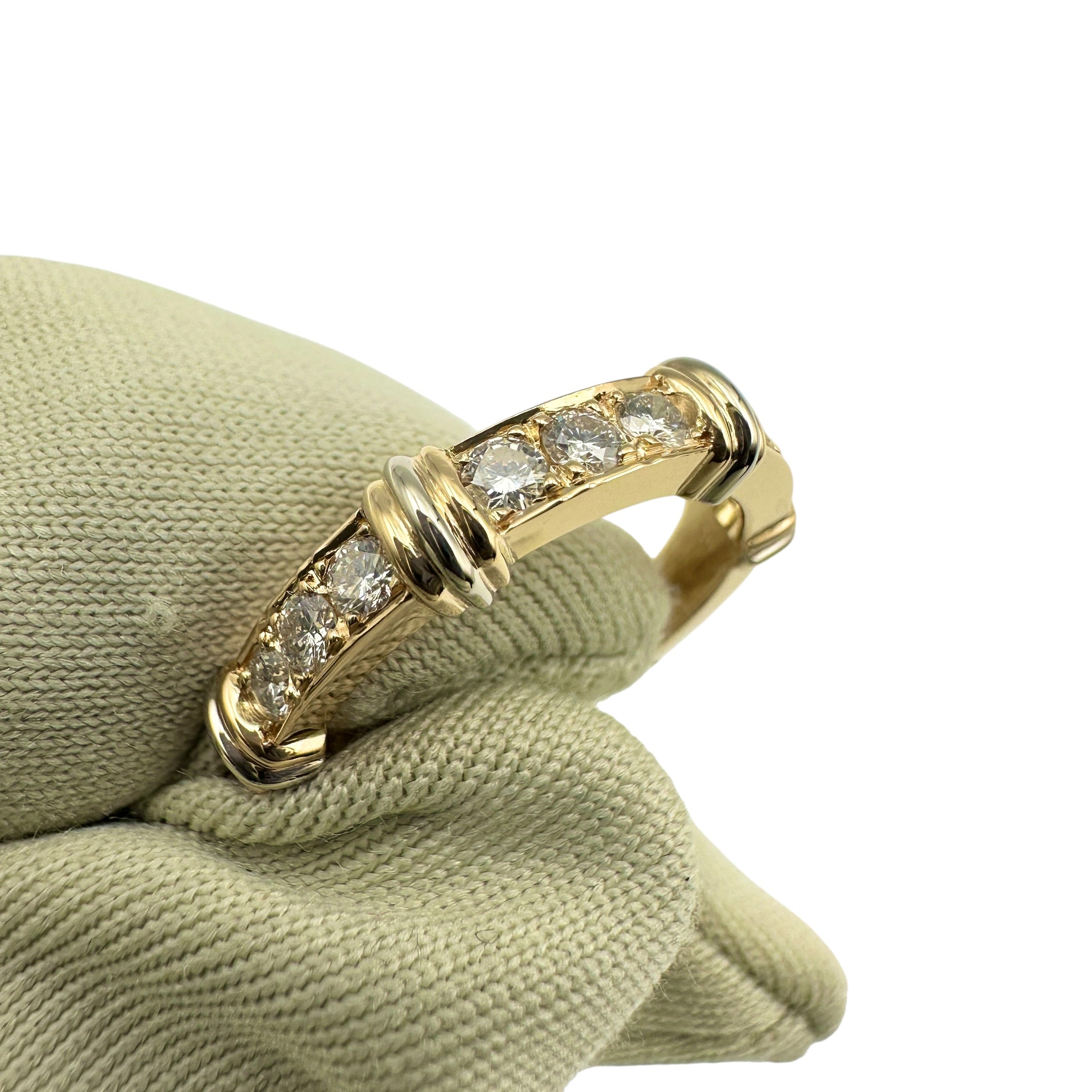 Cartier カルティエ コンテッサ ハーフダイヤ リング