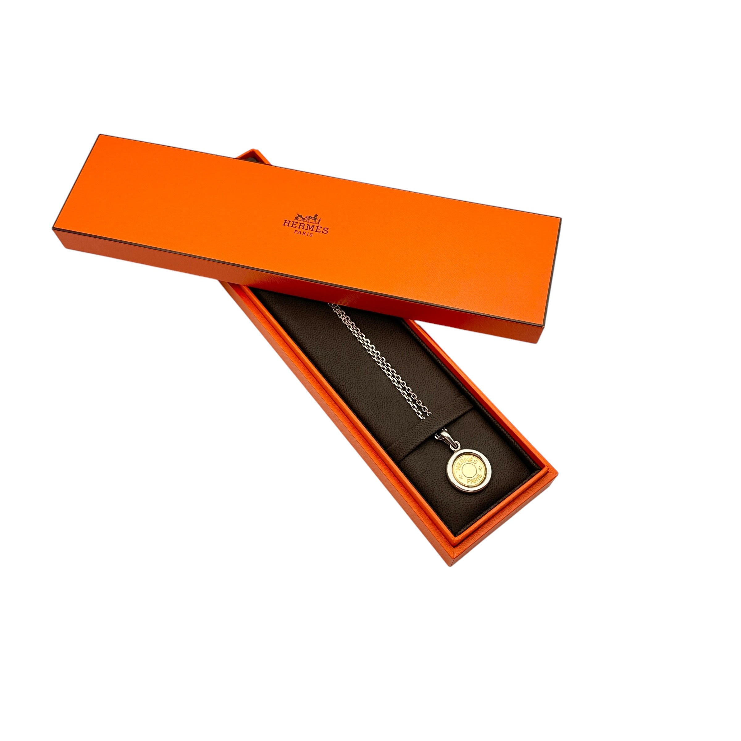 HERMES エルメス セリエ ネックレス SLV925/K18YG