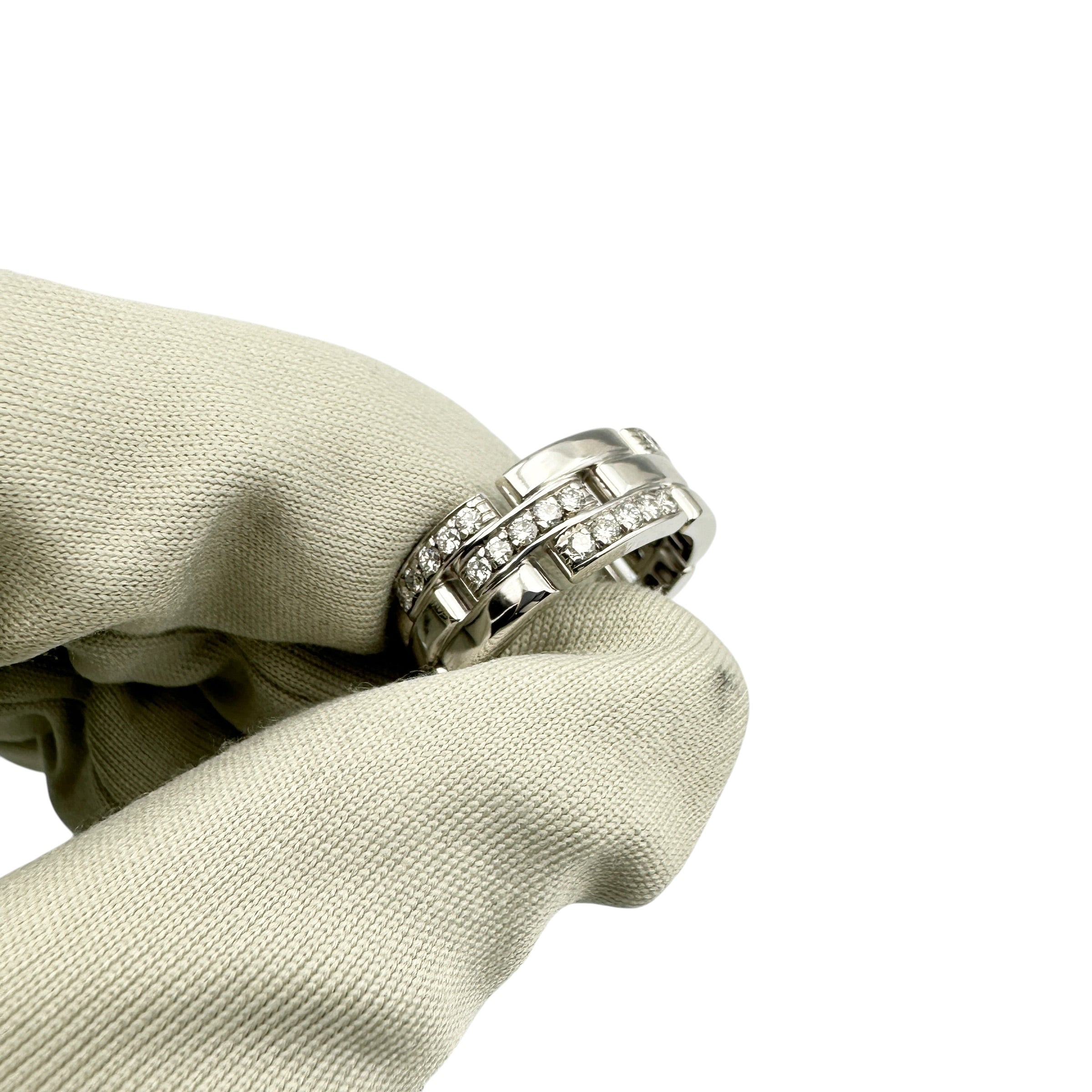 Cartier カルティエ パンテール ハーフダイヤ リング