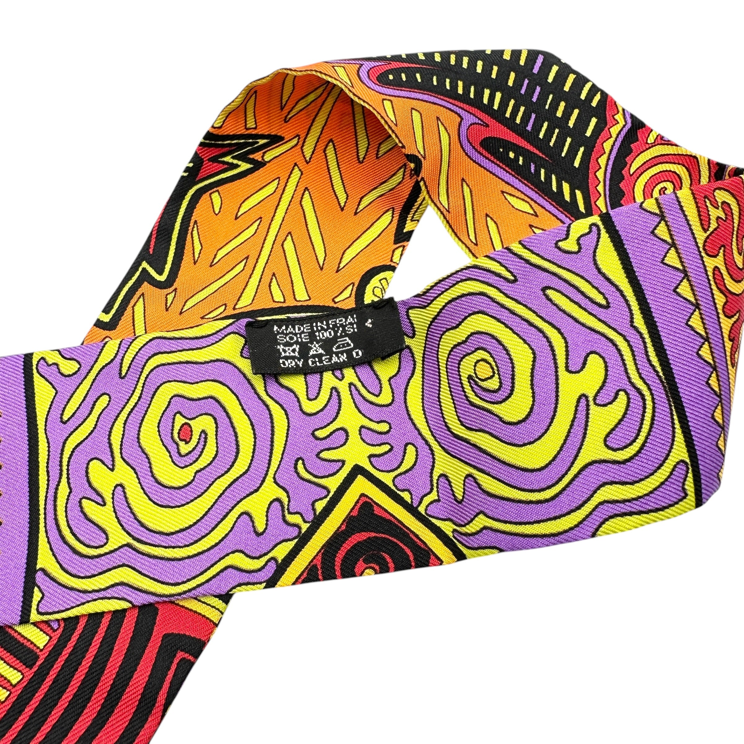 HERMES エルメス ツイリー パナマのクナ族の伝説 スカーフ