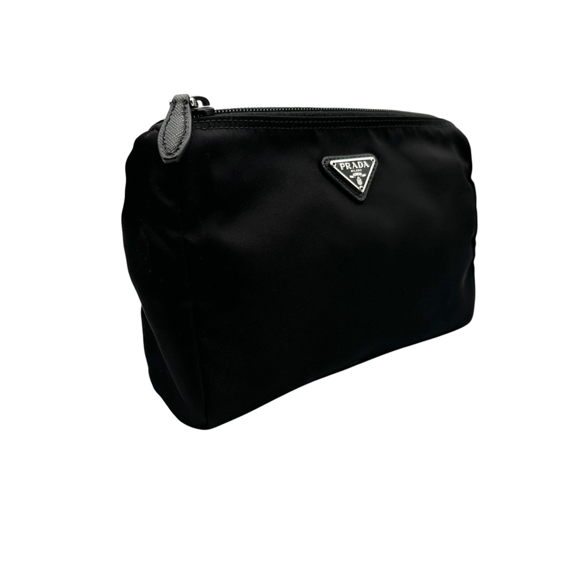 値下げ　PRADA ナイロン ポーチ ブラック PRADA プラダ 1NA011 ナイロンポーチ