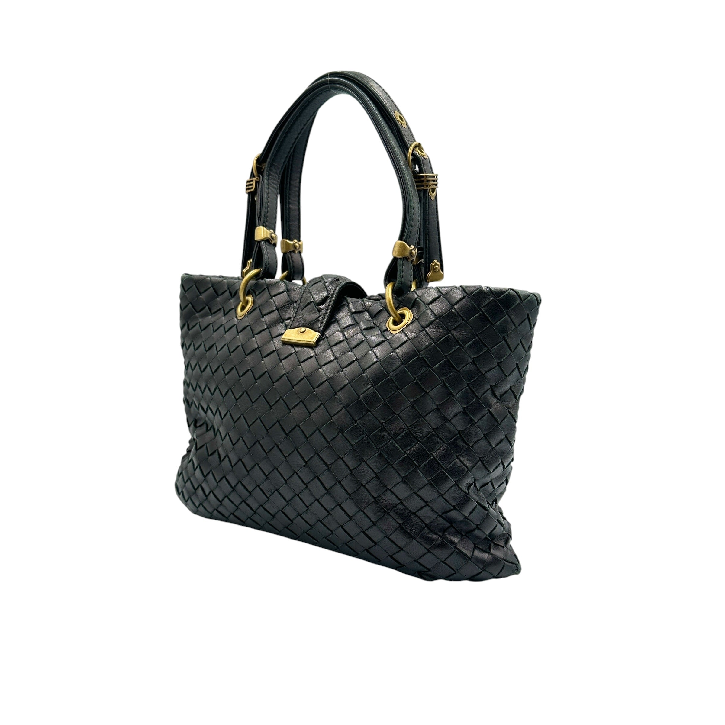 Bottega Veneta ボッテガ・ヴェネタ イントレチャート ハンドバッグ