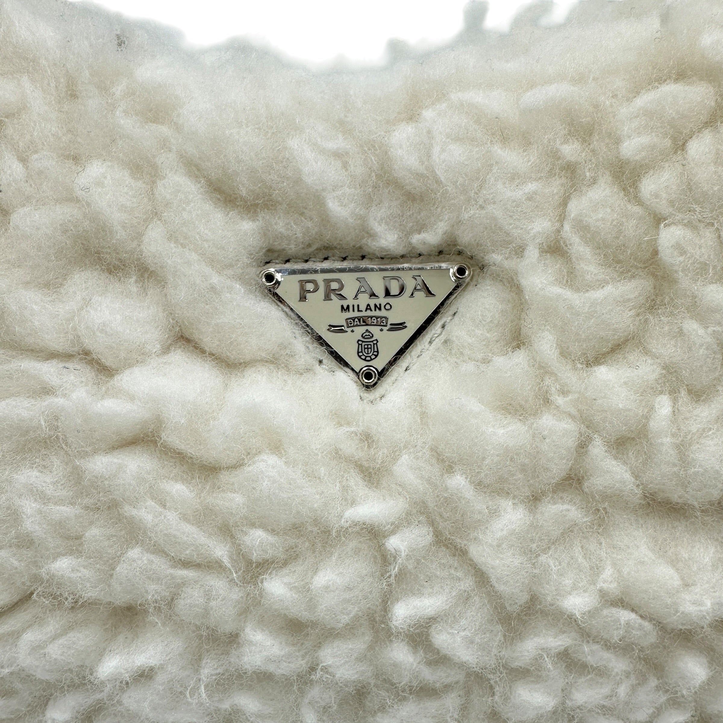 PRADA プラダ 1NE515 ボア ワンショルダーバッグ