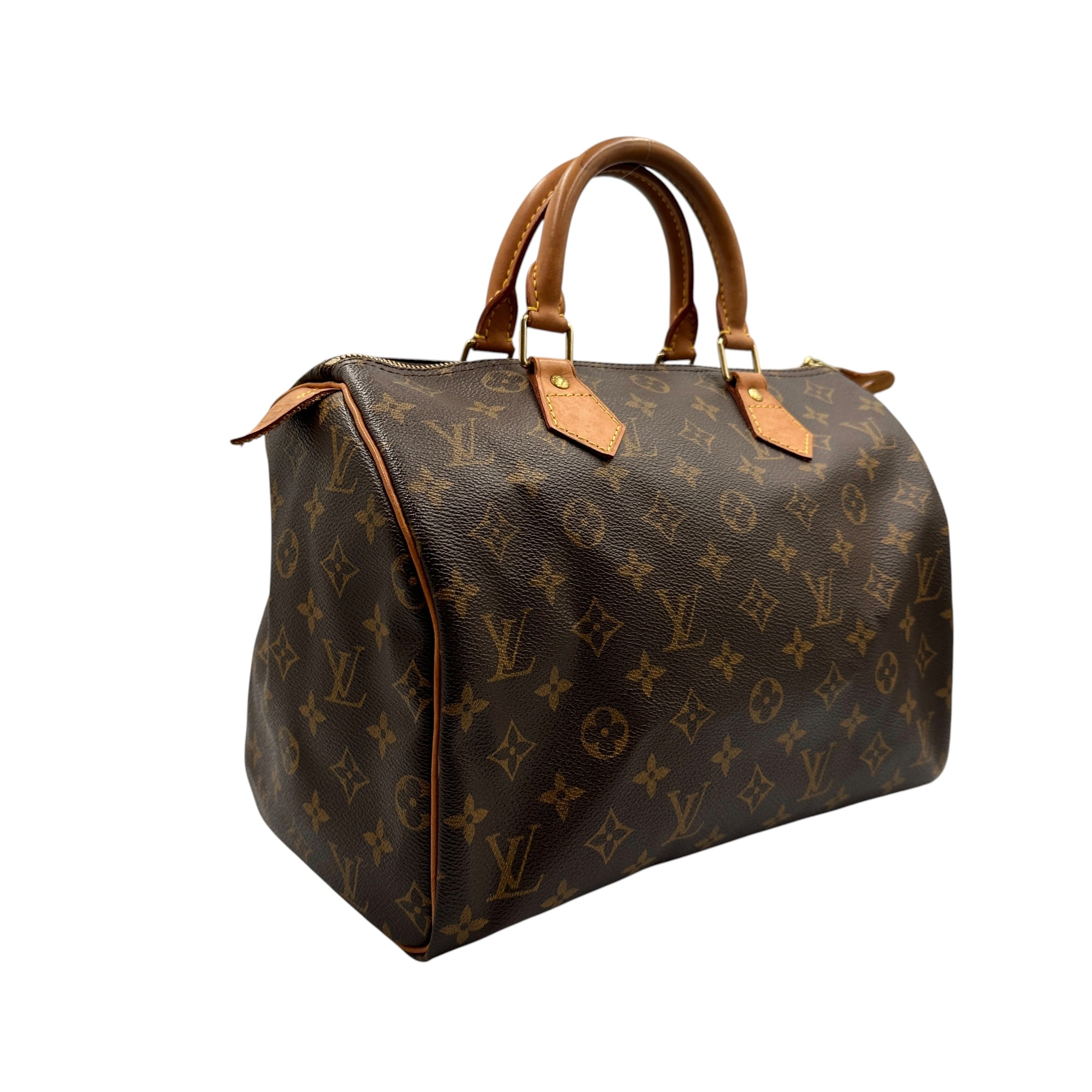 LOUIS VUITTON ルイ・ヴィトン モノグラム スピーディ30 ブラウン